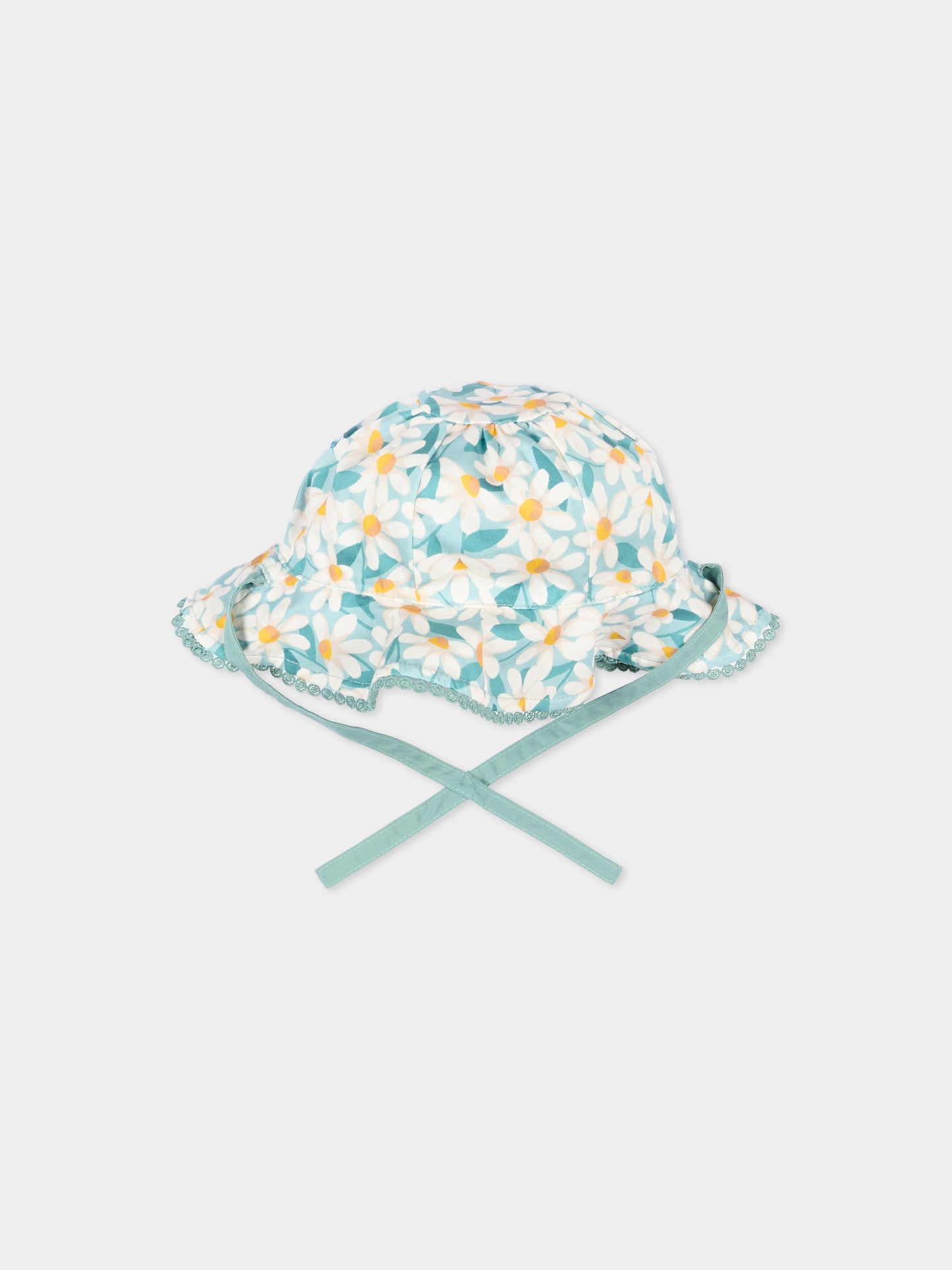 Cloche verde per neonata con margherite,Mayoral,10144 048