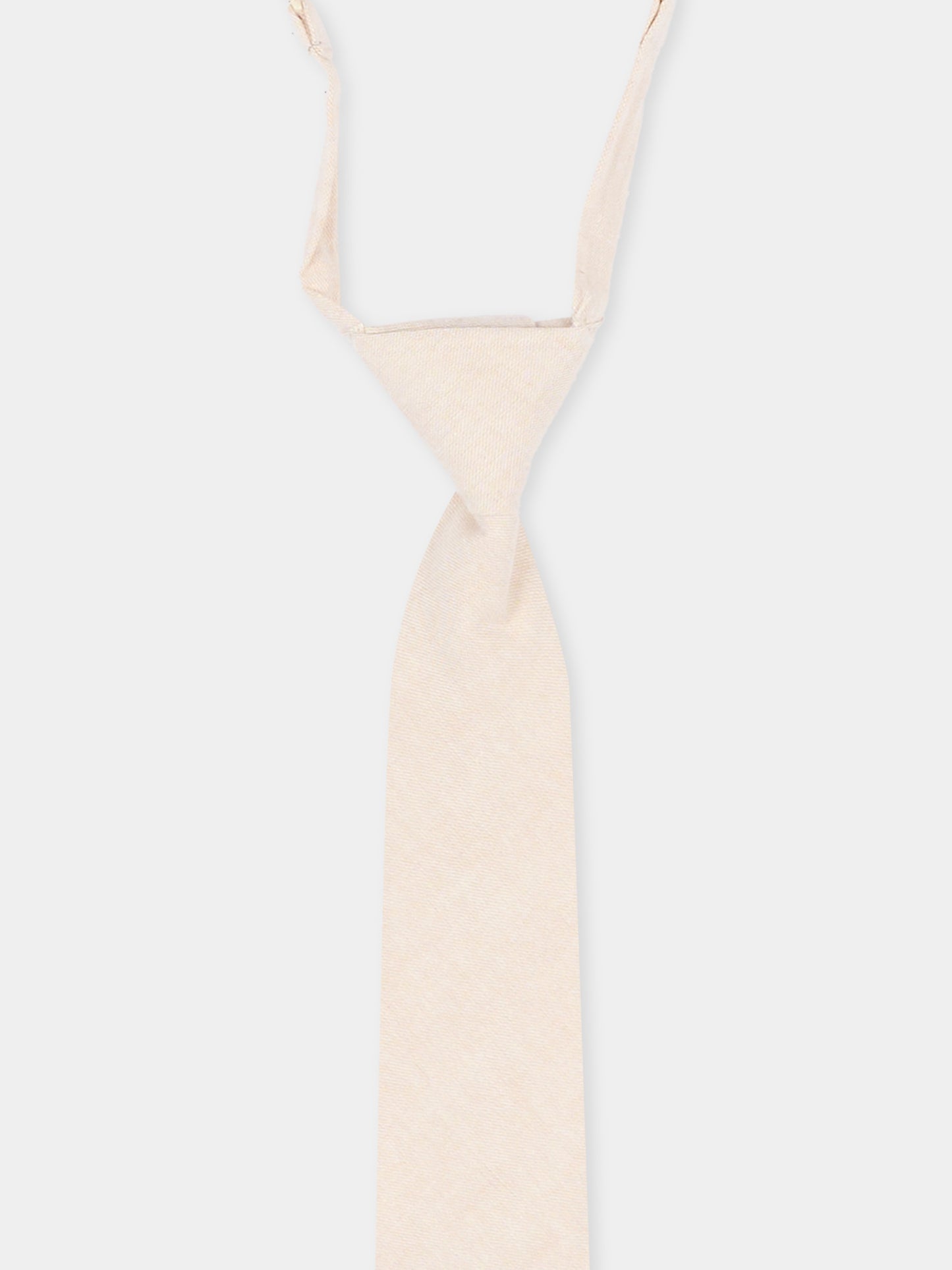 Cravatta beige per bambino,Mayoral,10214 035