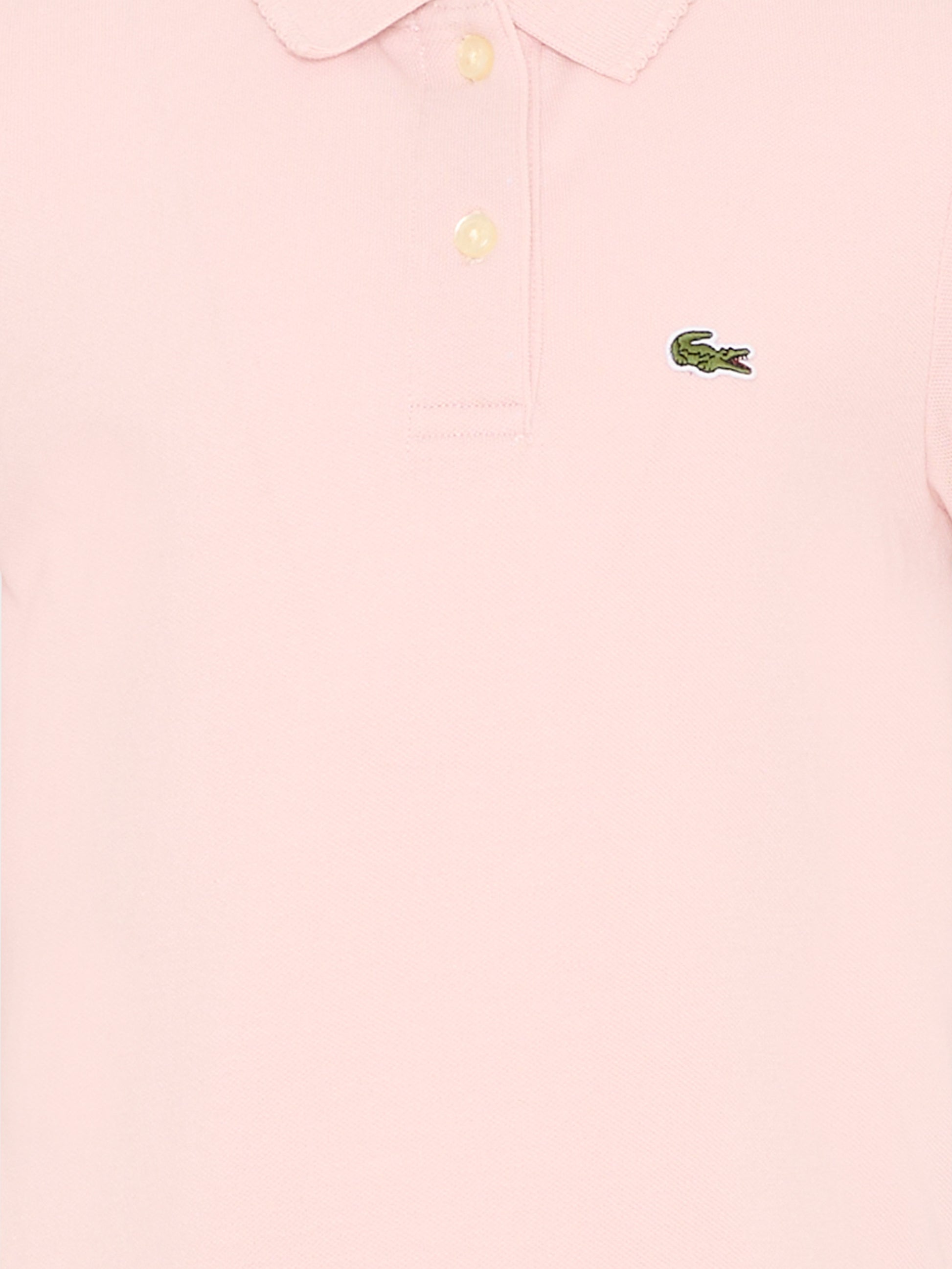 Polo rosa per bambina con logo,Lacoste,7026 AL5
