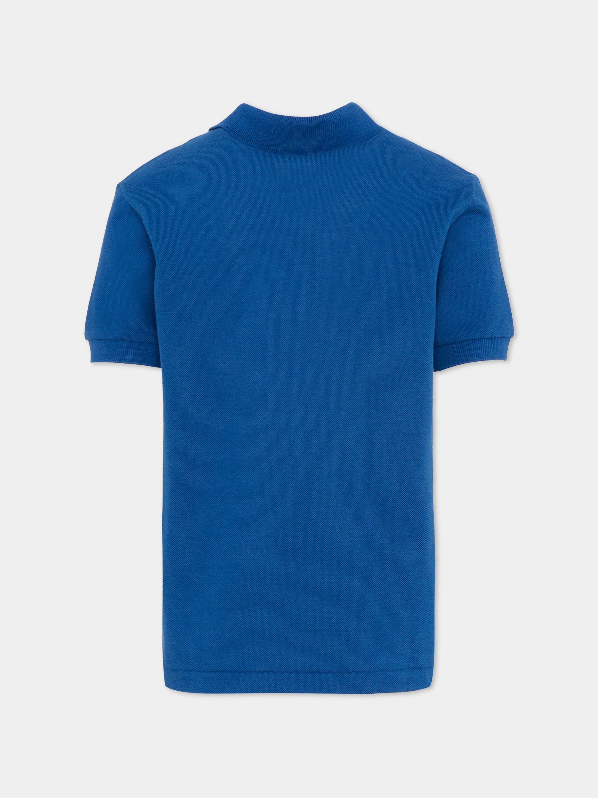 Polo blu per bambino con logo,Lacoste,7354 UFT