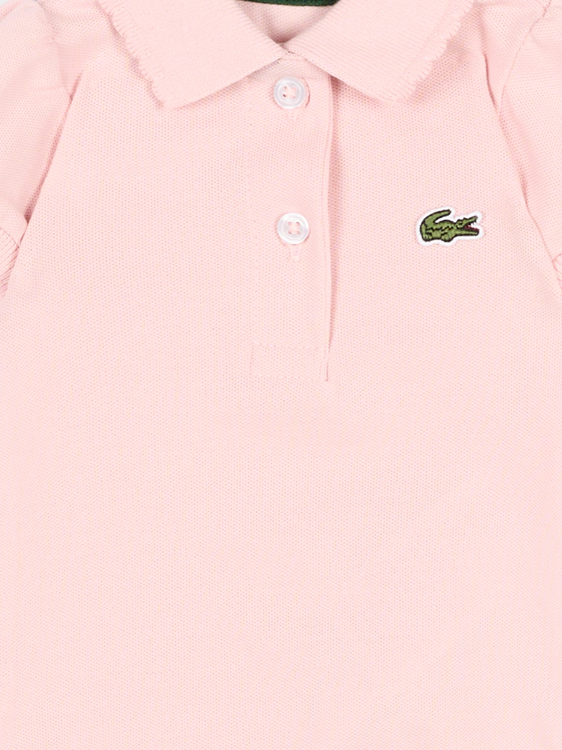 Body rosa per neonata con logo,Lacoste,7120 AL5
