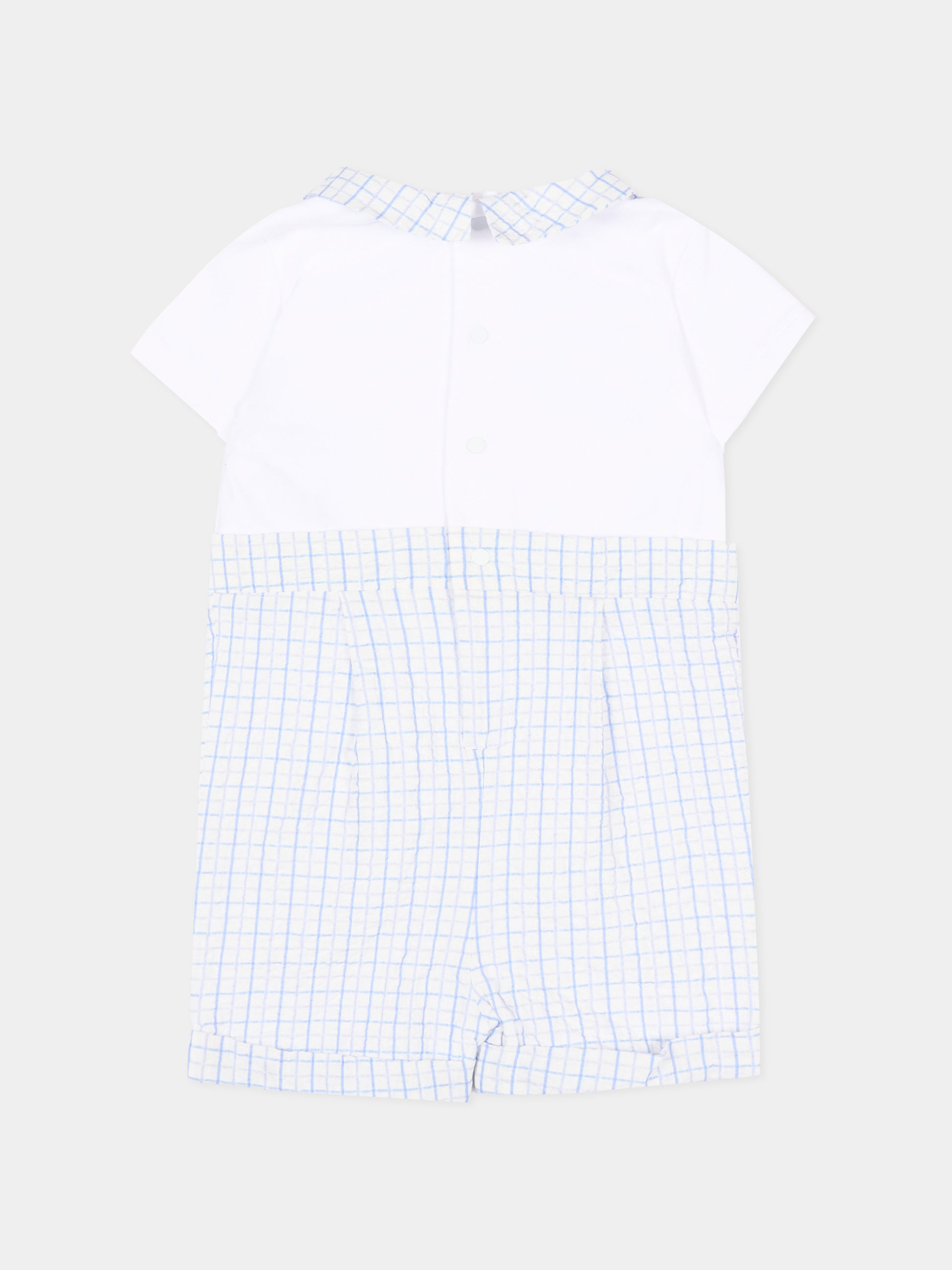 Pagliaccetto celeste per neonato vichy,Patachou,PAP MC4233088 B0070