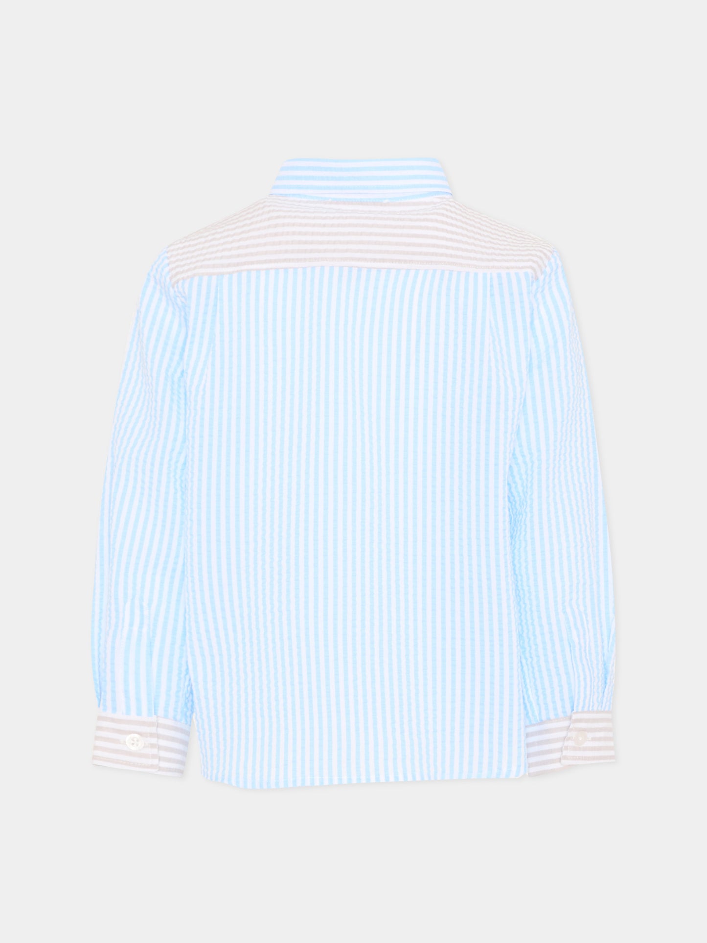 Camicia multicolor per bambino a righe,Patachou,PAP CM4233609 026