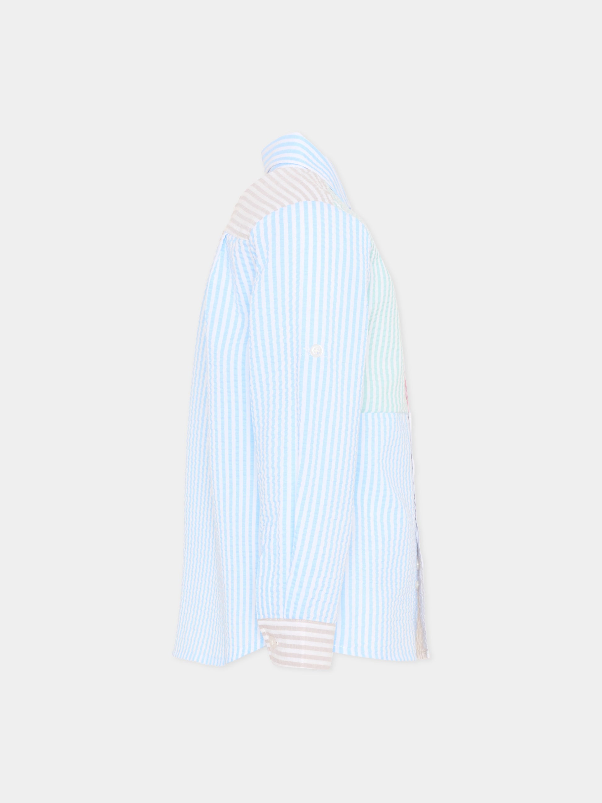 Camicia multicolor per bambino a righe,Patachou,PAP CM4233609 026