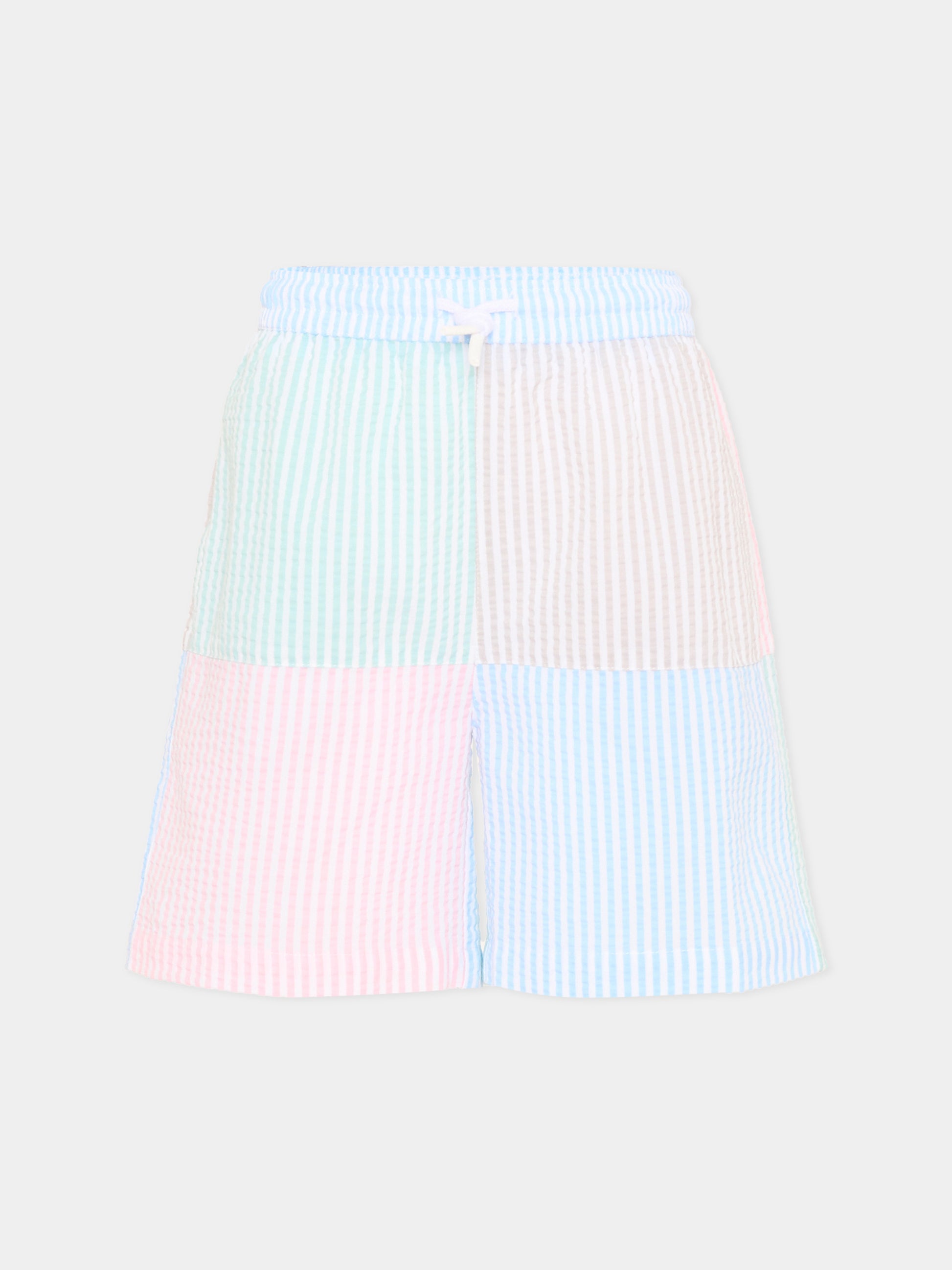 Boxer mare multicolor per bambino a righe,Patachou,PAP CL4233607 026