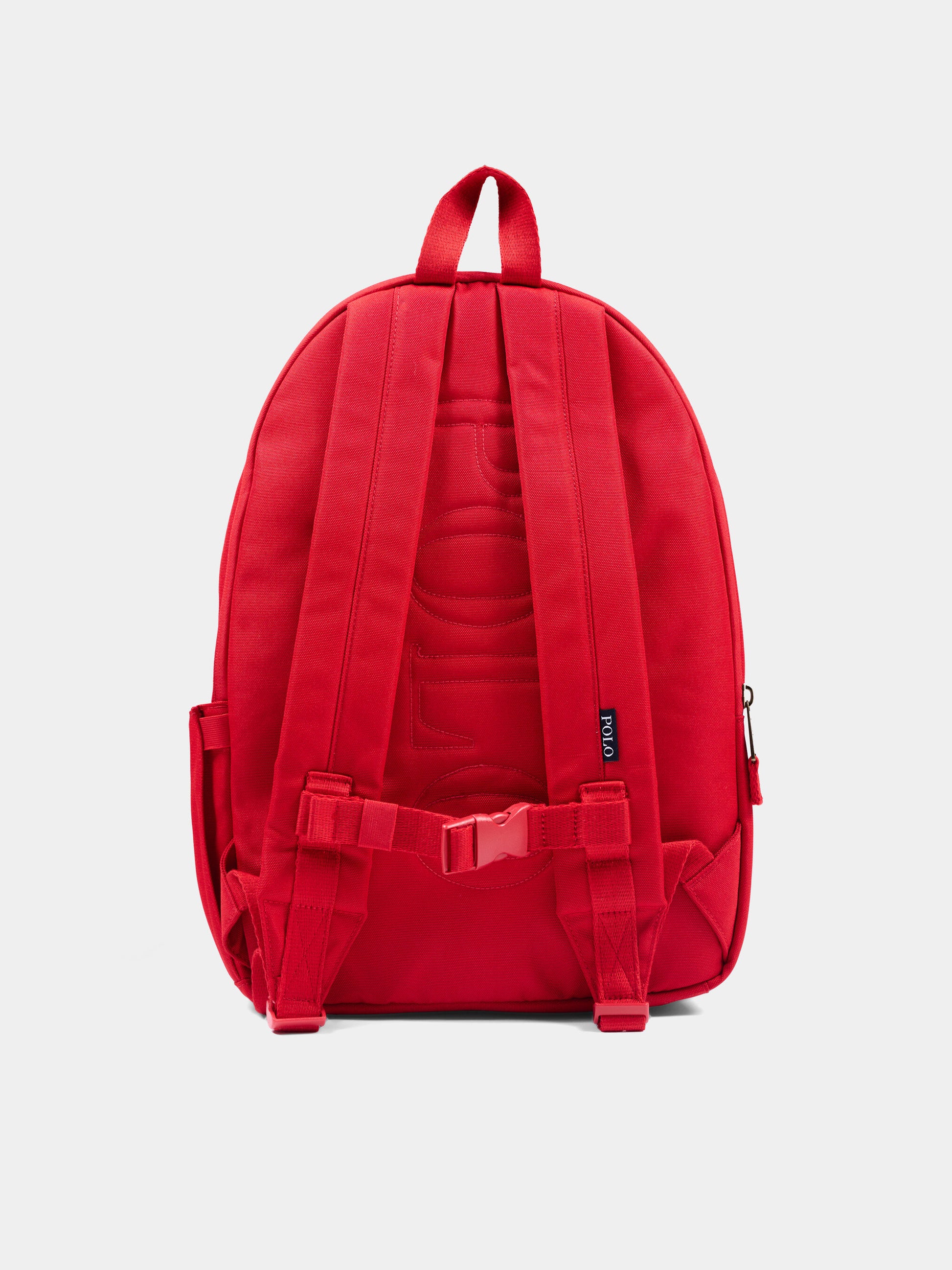 Zaino rosso per bambini con logo,Ralph Lauren Kids,9AR151 R2Z