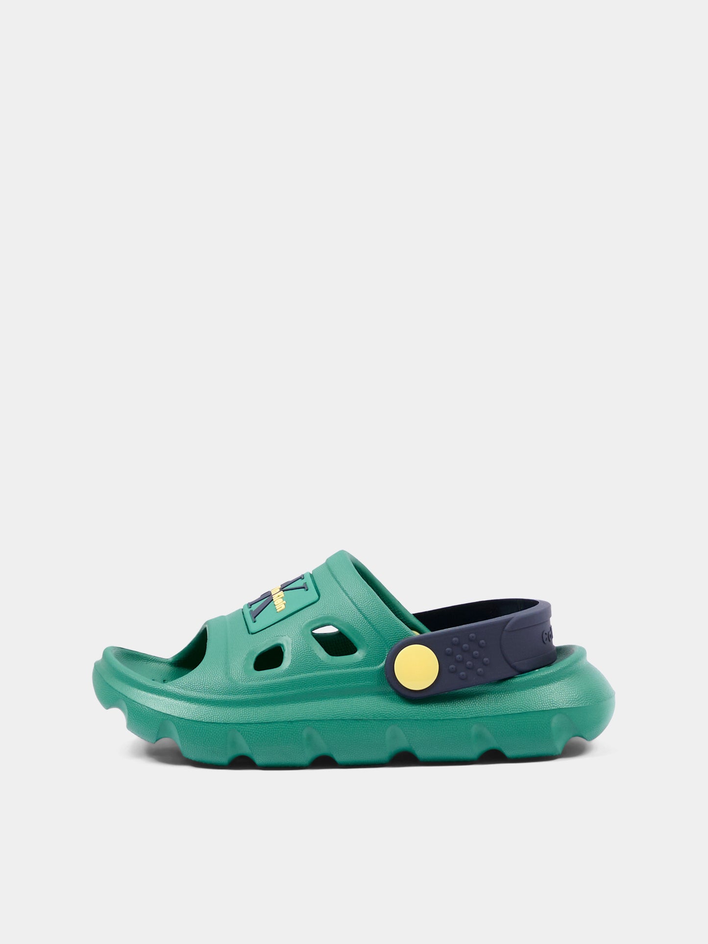 Sandali verdi per bambini con logo,Calvin Klein Kids,V1XF 83326 0083X970