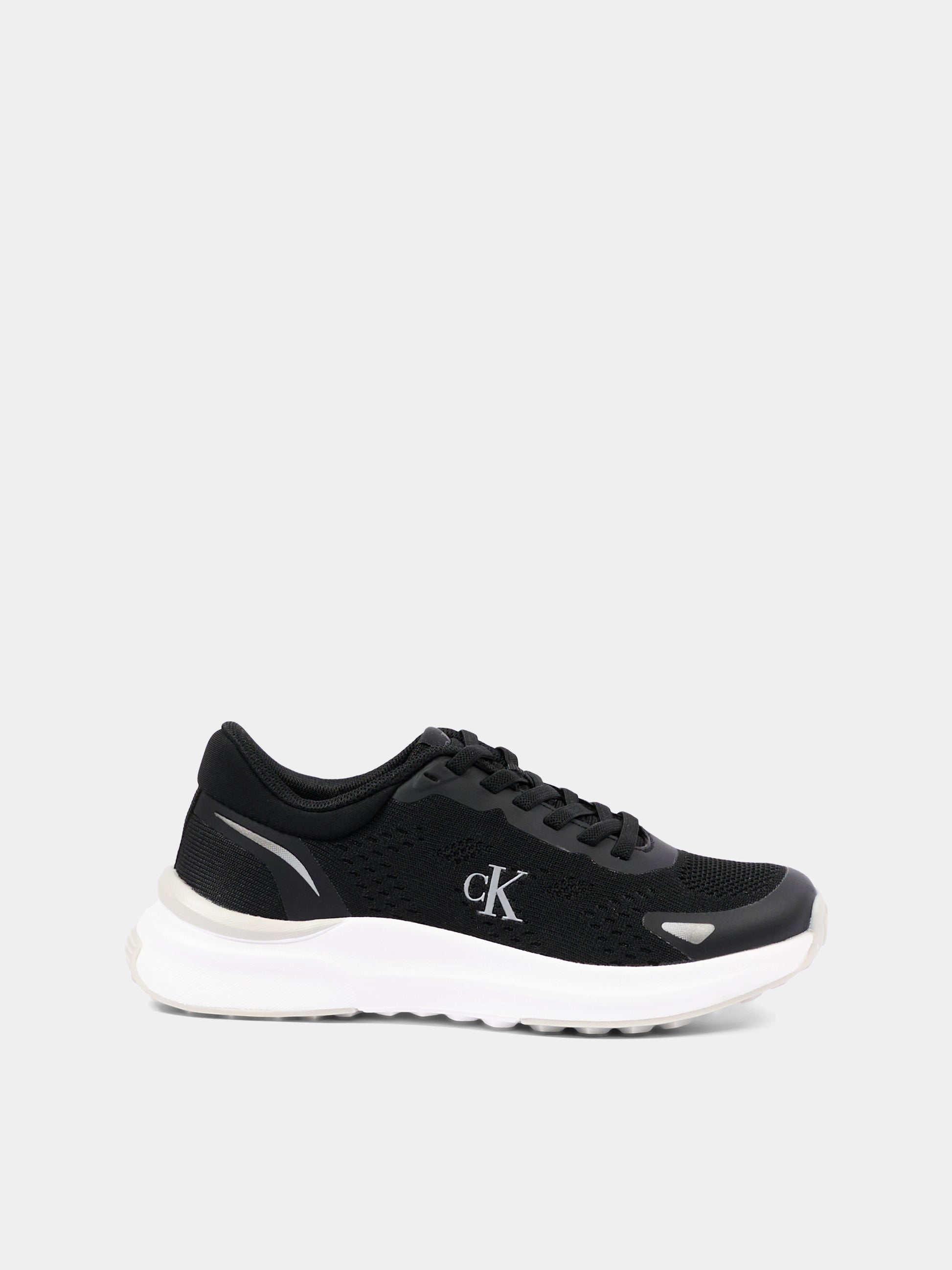 Sneakers nere per bambino con logo,Calvin Klein Kids,V3X9 83311 1903999