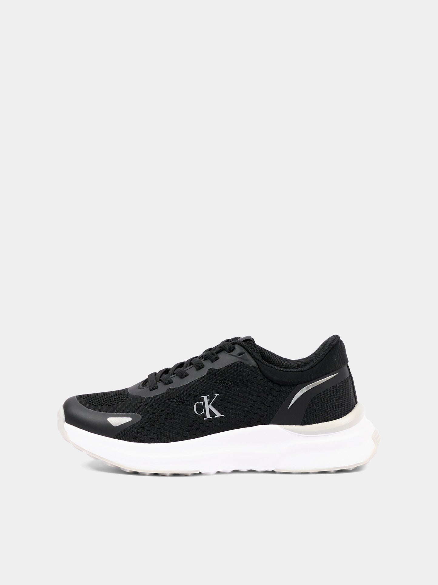 Sneakers nere per bambino con logo,Calvin Klein Kids,V3X9 83311 1903999