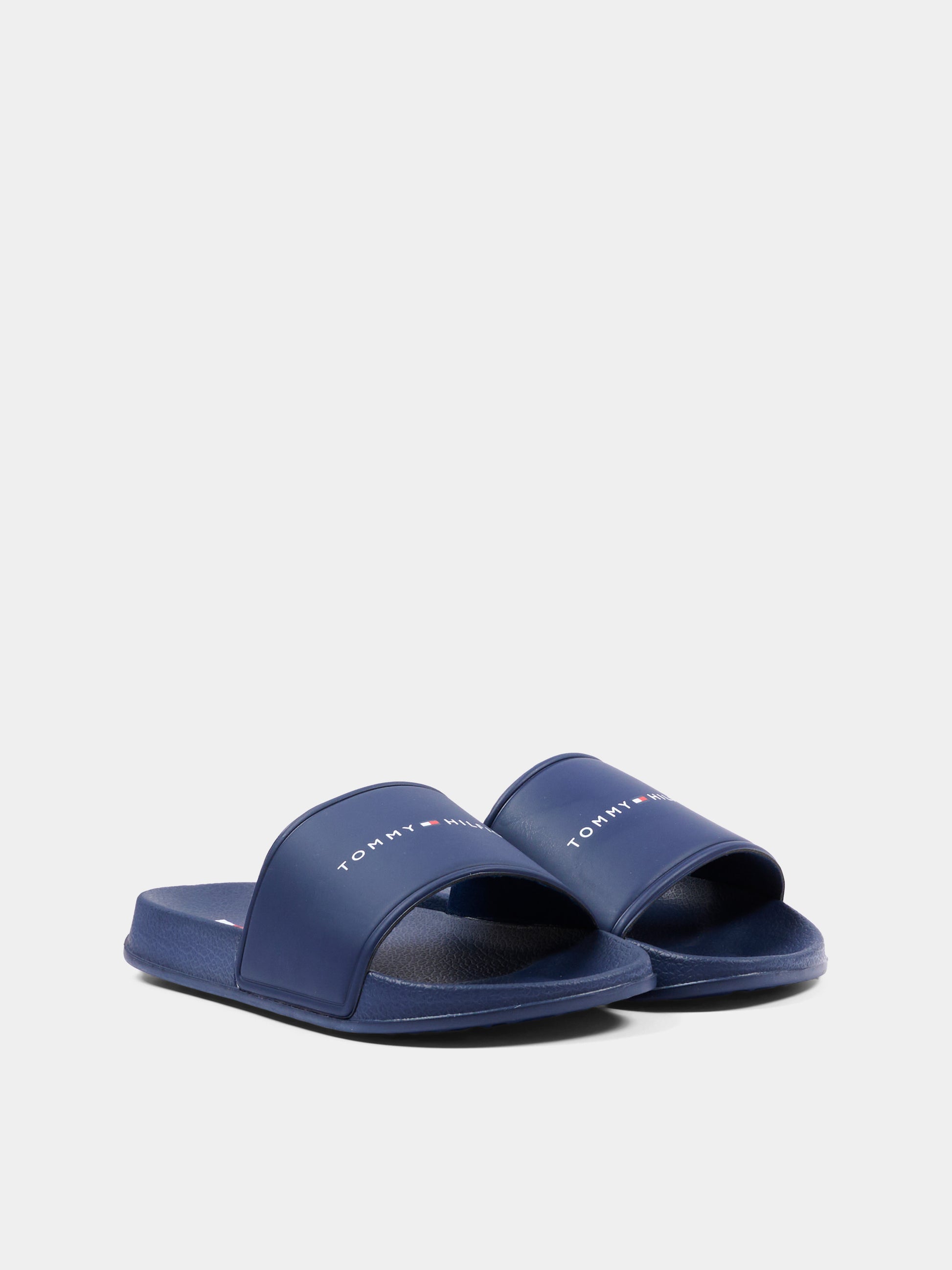 Ciabatte blu per bambini con logo,Tommy Hilfiger Junior,T3X0 34403 1172800