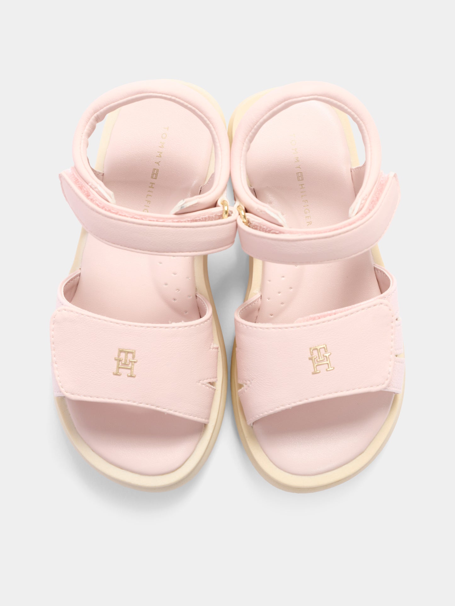 Sandali rosa per bambina con logo,Tommy Hilfiger Junior,T1A2 34274 0326302