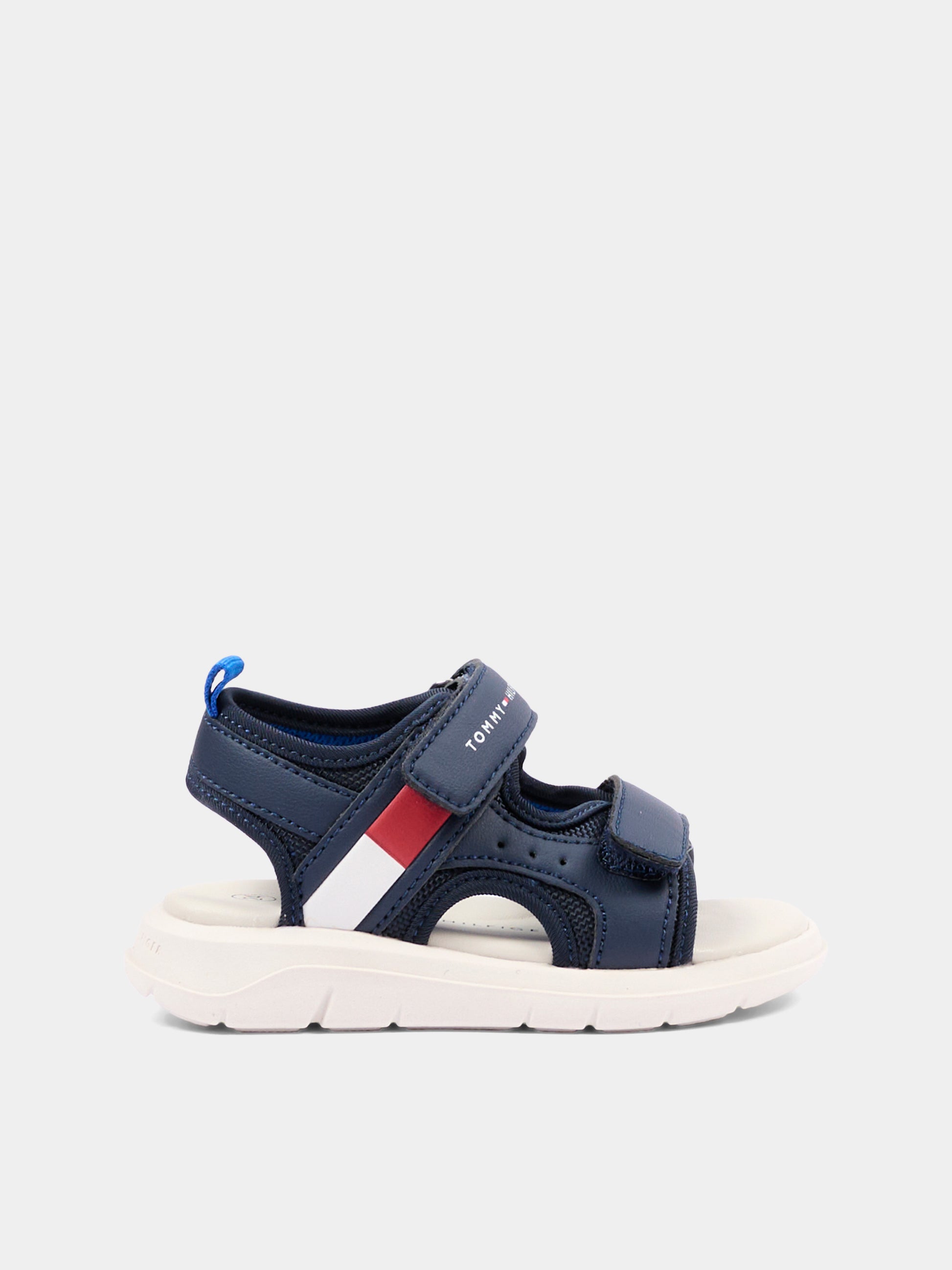 Sandali blu per bambino con logo,Tommy Hilfiger Junior,T1B2 34386 1591800