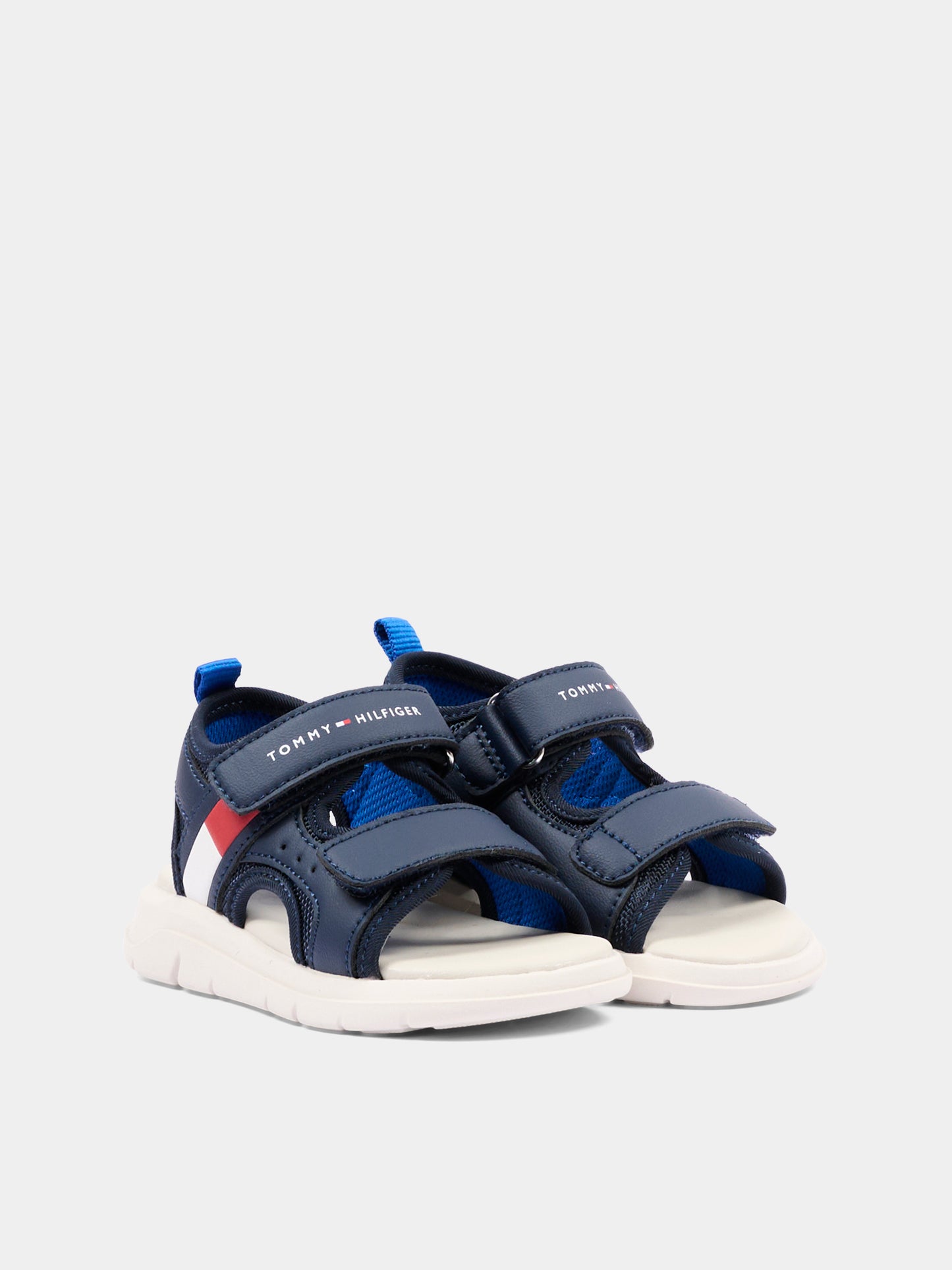Sandali blu per bambino con logo,Tommy Hilfiger Junior,T1B2 34386 1591800