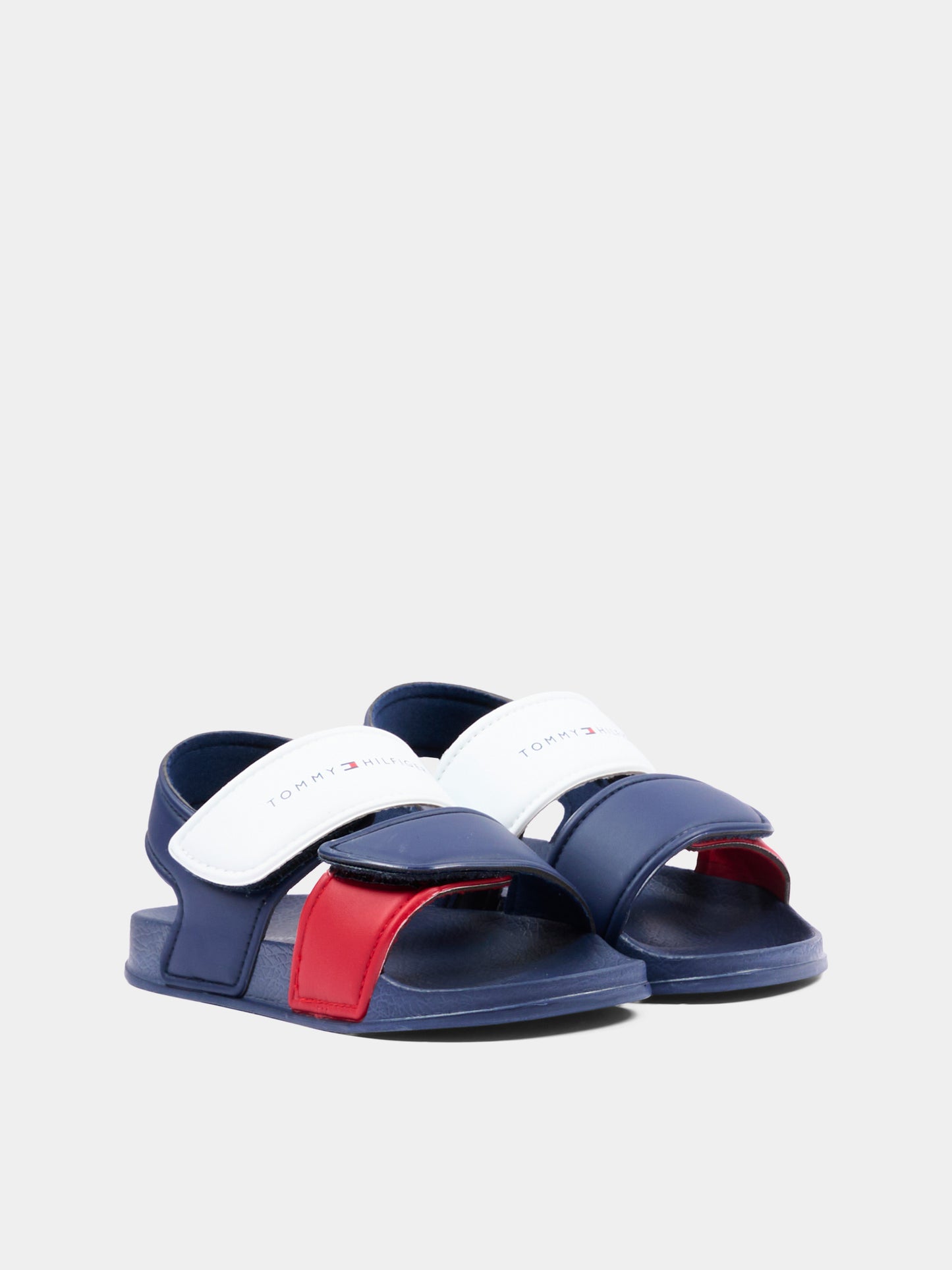 Sandali blu per bambino con logo,Tommy Hilfiger Junior,T1X2 33913 1172Y019