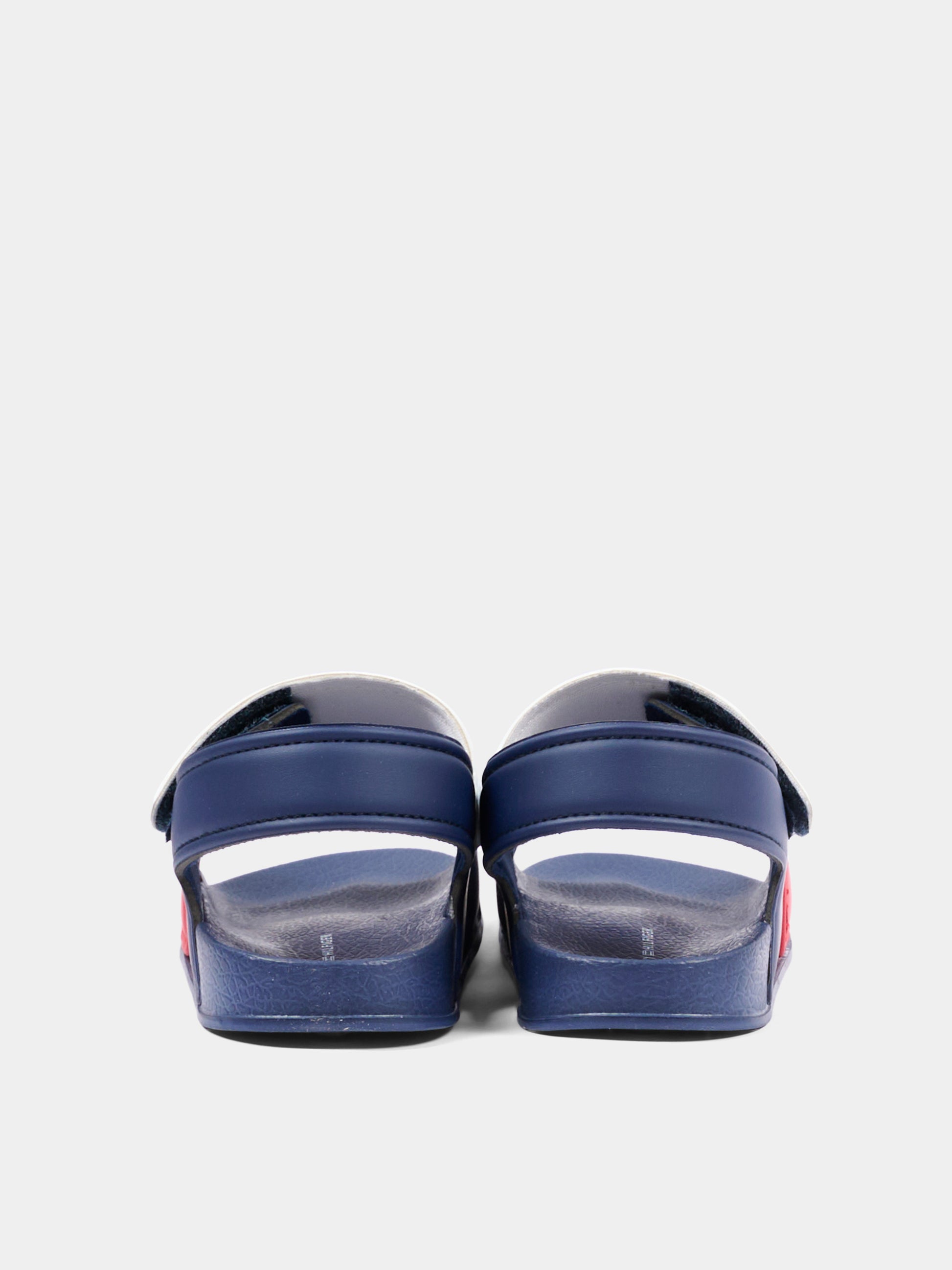 Sandali blu per bambino con logo,Tommy Hilfiger Junior,T1X2 33913 1172Y019