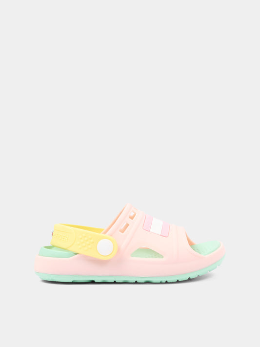 Sandali rosa per bambina con Tommy flag,Tommy Hilfiger Junior,T3AF 34319 0083X447