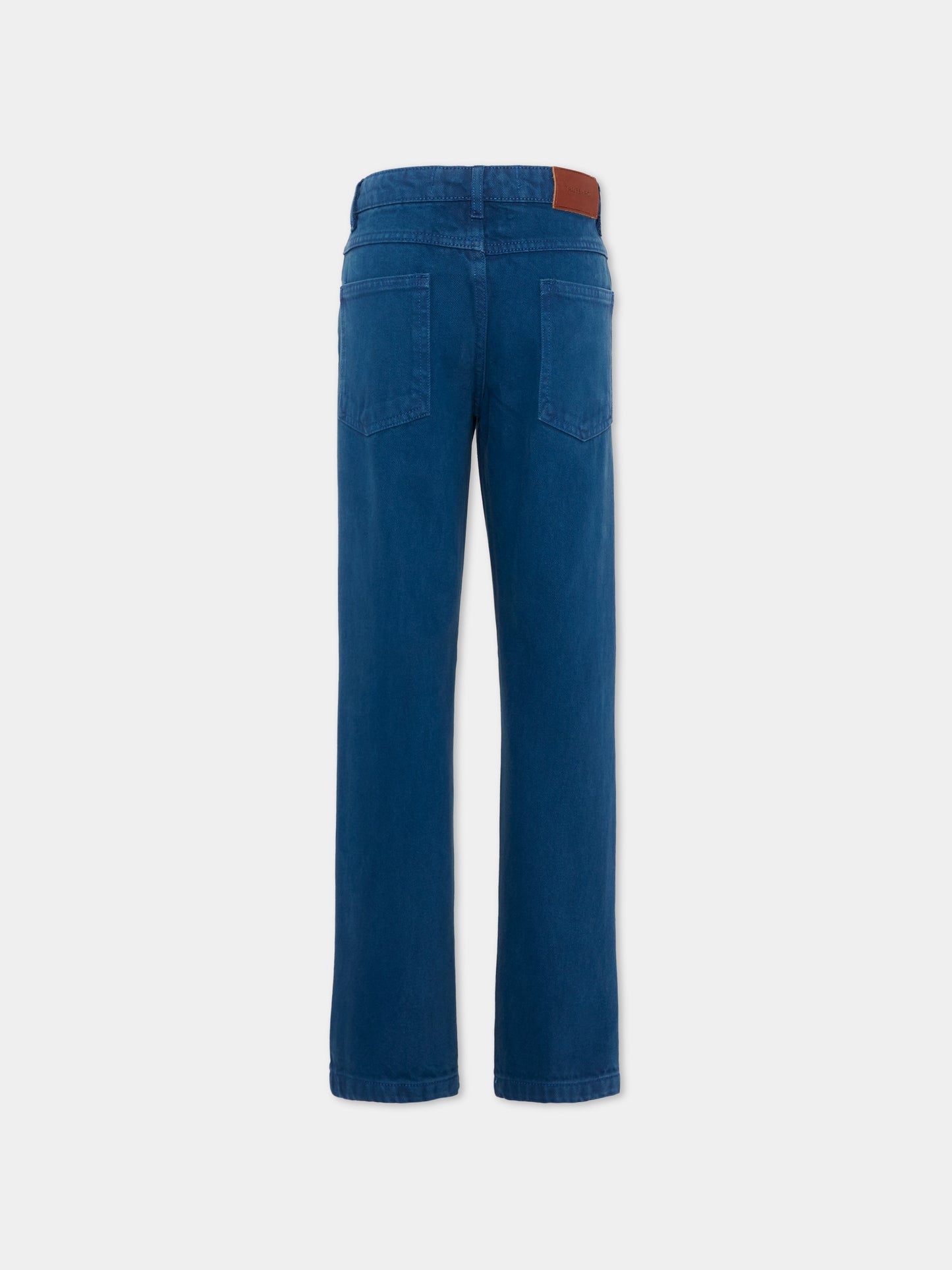 Pantaloni blu per bambino,Trussardi Junior,TBP26017PA BLUE ESTATE