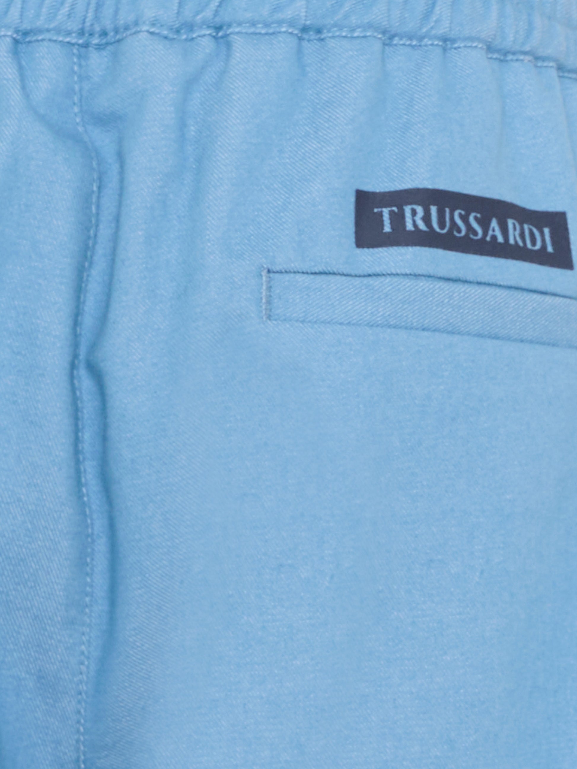 Jeans denim per bambino con logo,Trussardi Junior,TBP26169JE DENIM BLUE BEL AIR