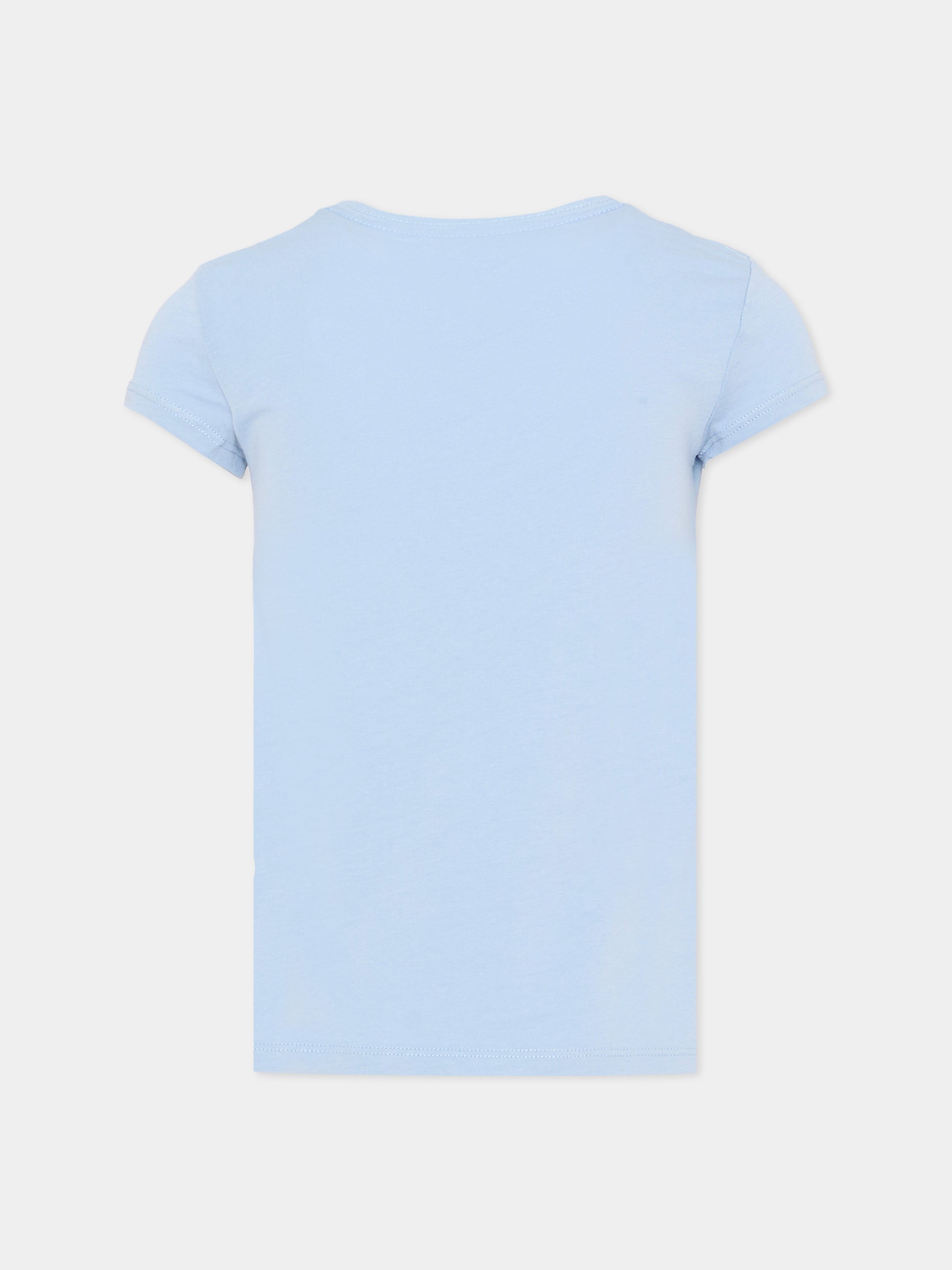 T-shirt celeste Polo Bear per bambino,Ralph Lauren Kids,A11759001