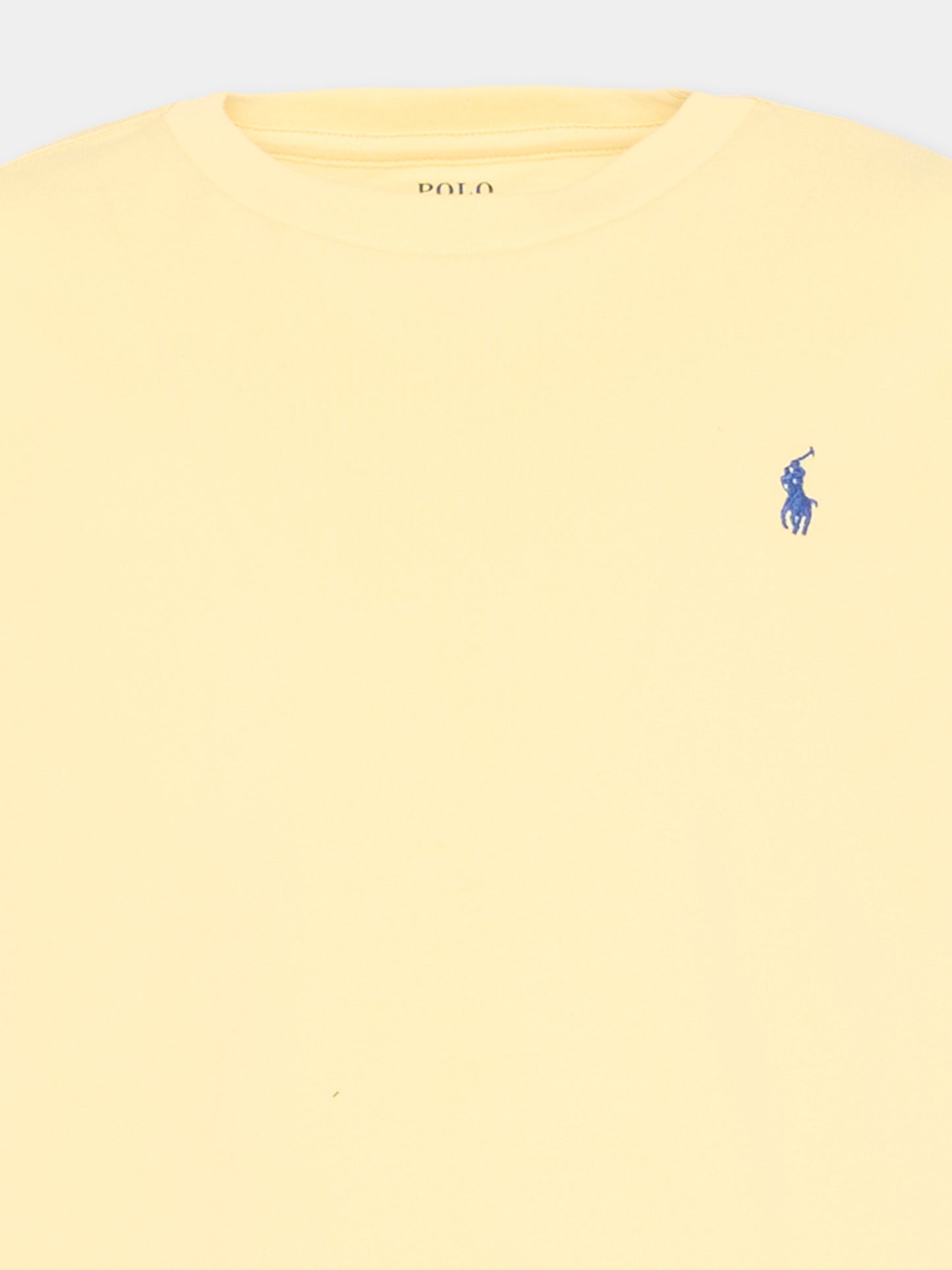 T-Shirt gialla per bambini con Polo Pony,Ralph Lauren Kids,832904509