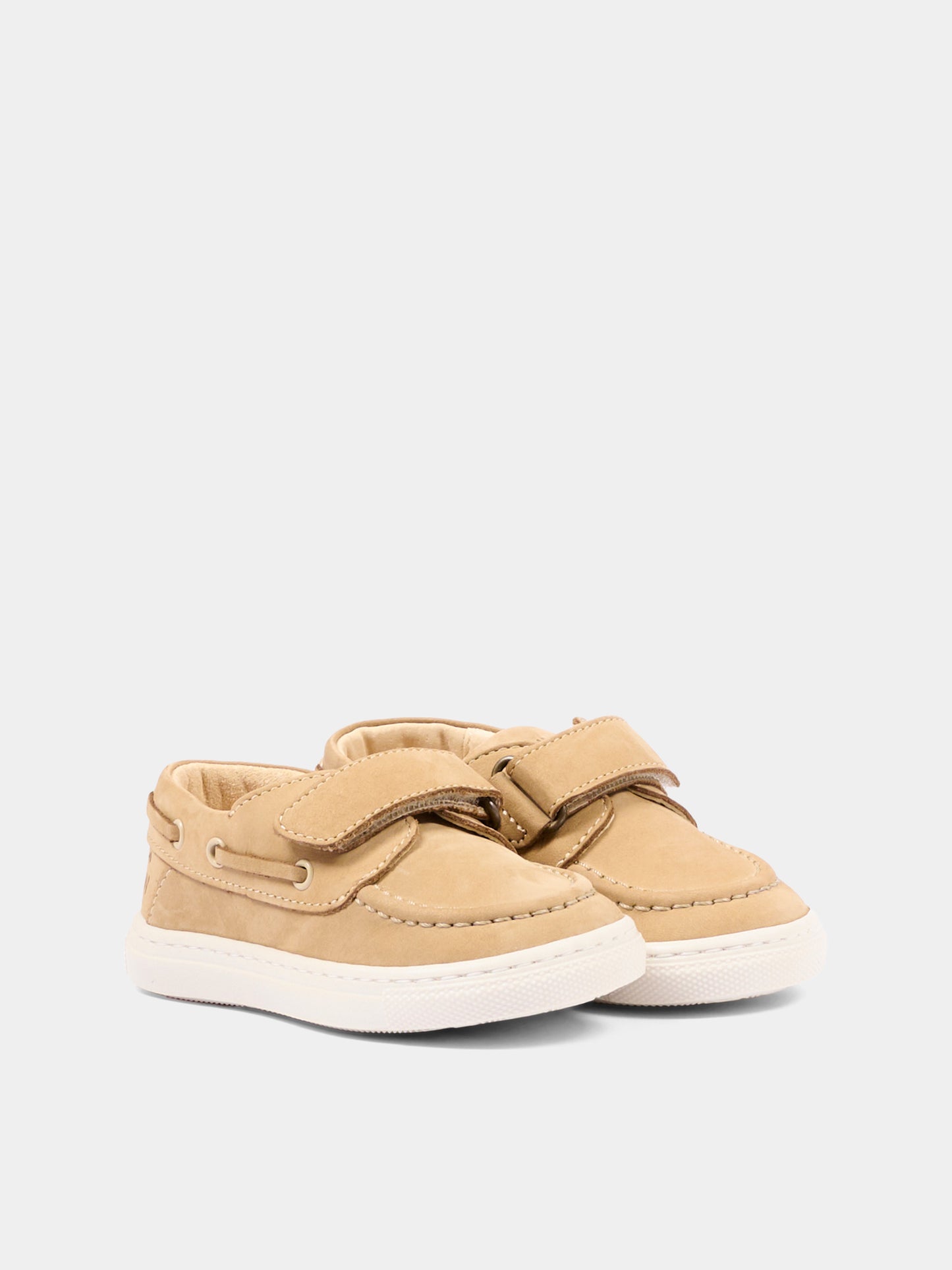 Mocassini beige per bambino,Walkey,Y1B4 43990 0124501