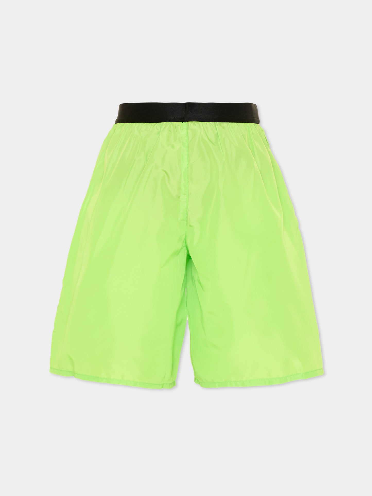 Boxer mare verde per bambino logo in vita,Dsquared2,DQ3294 D0AHA DQ511