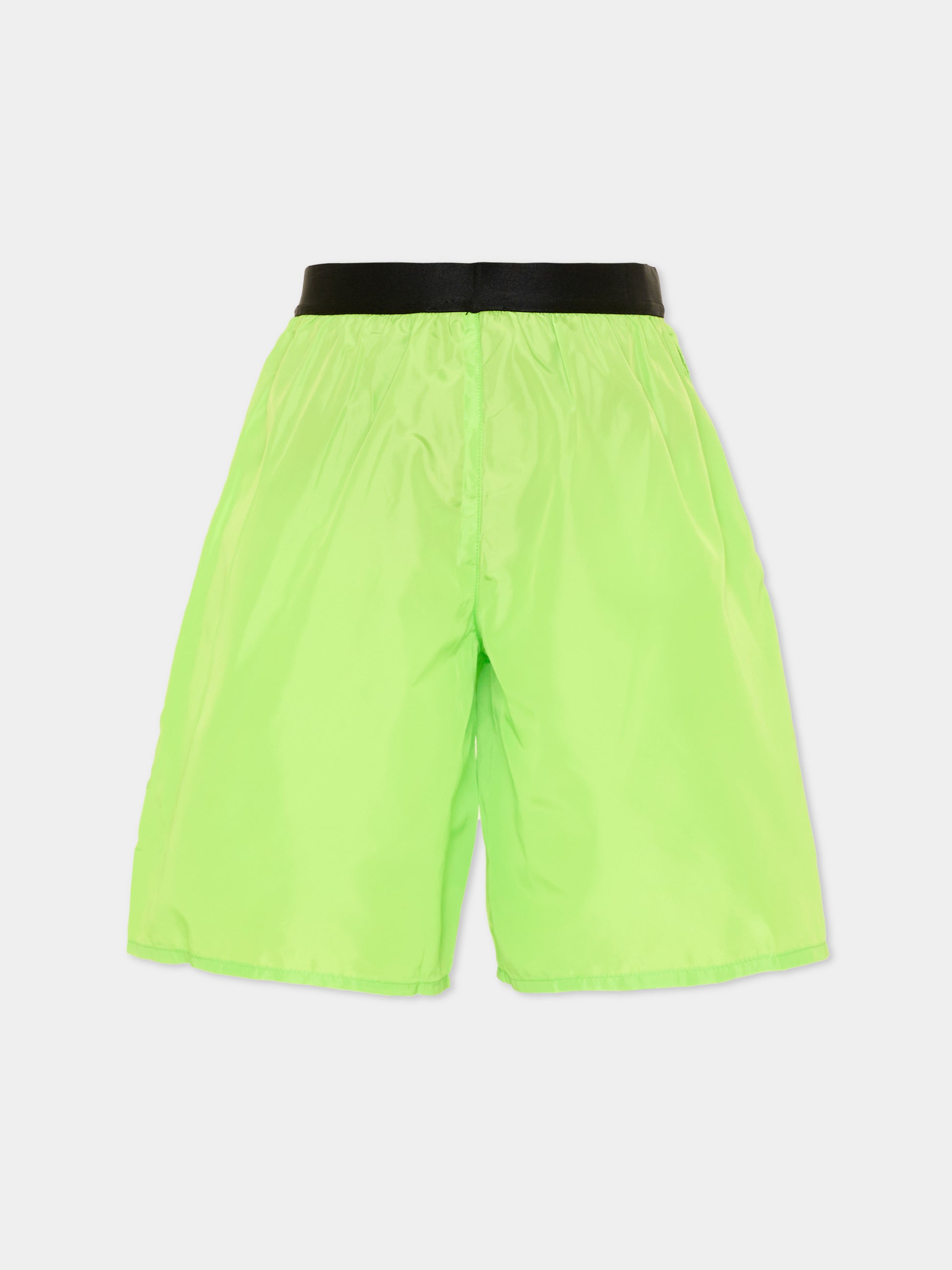 Boxer mare verde per bambino logo in vita,Dsquared2,DQ3294 D0AHA DQ511