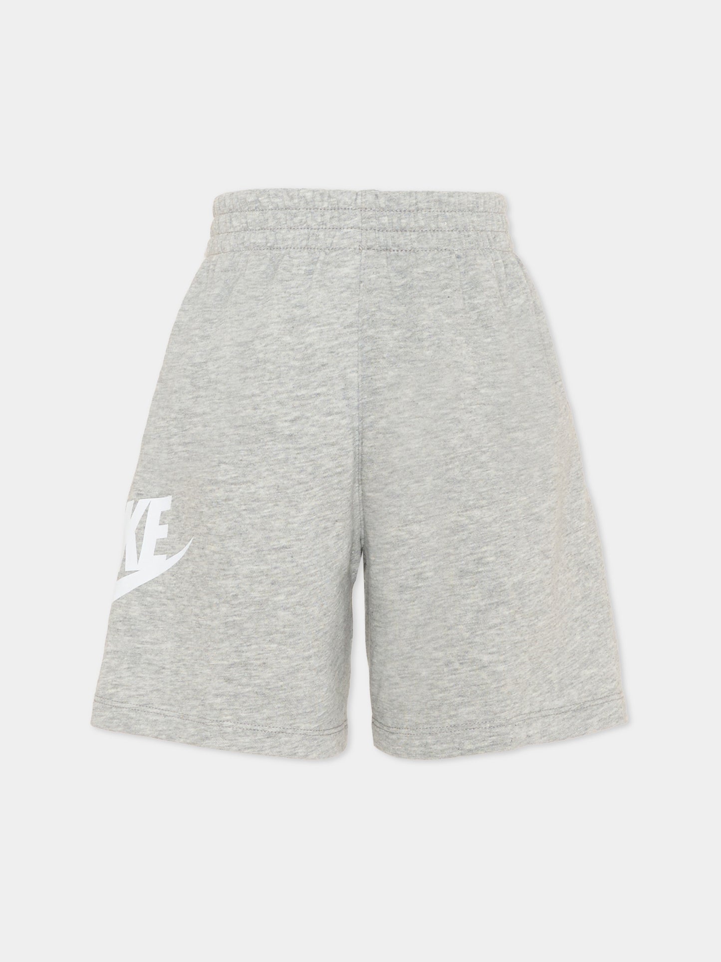 Shorts sportivi grigi per bambini con logo,Nike,86L100 042