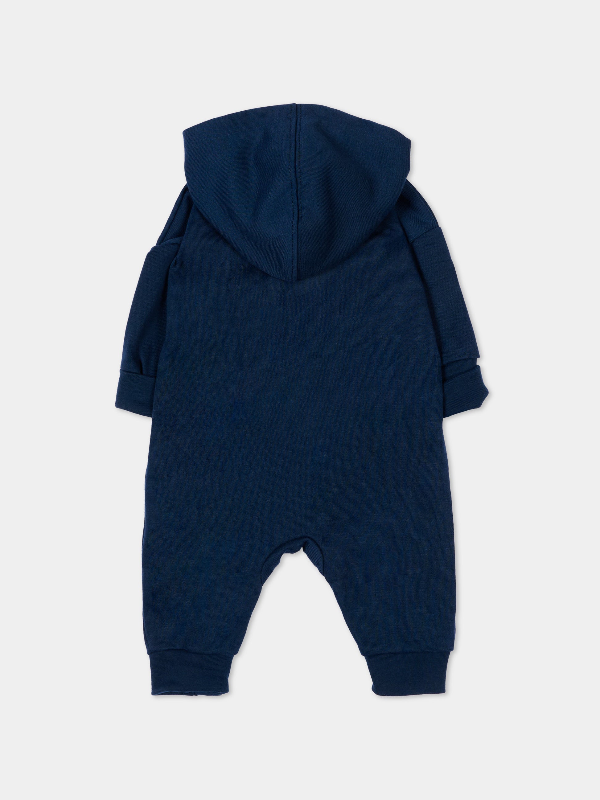 Tutina blu per neonato con logo,Nike,56J459 U90