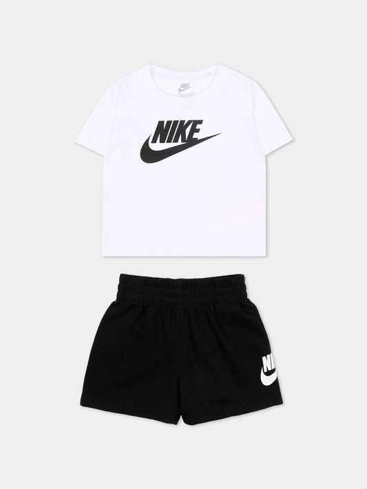 Completo sportivo multicolor per neonato con logo,Nike,66L596 F66