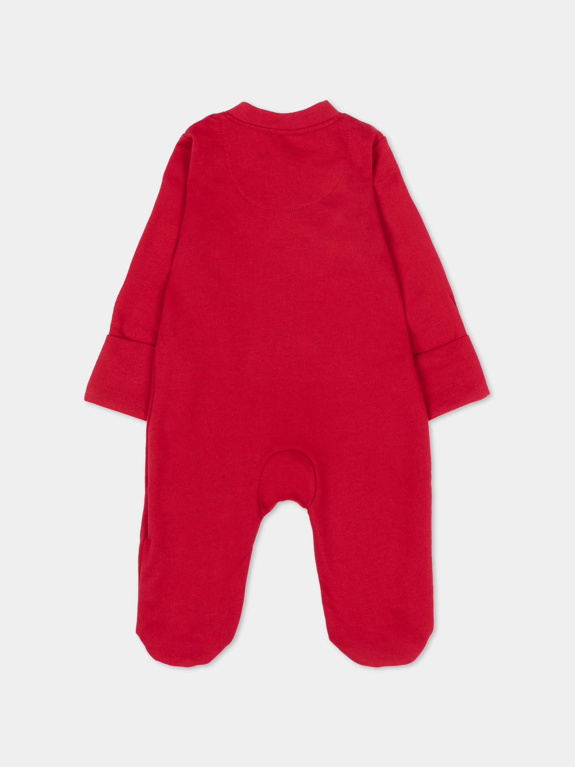 Tutina rossa per neonato con logo,Jordan,55D336 R78