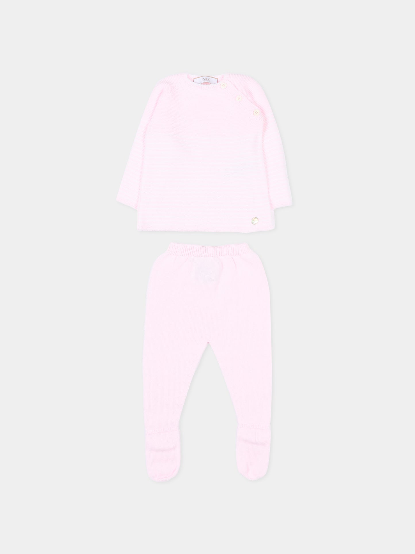 Completo nascita rosa per neonata,Paz Rodríguez,103 123190 3701 H82