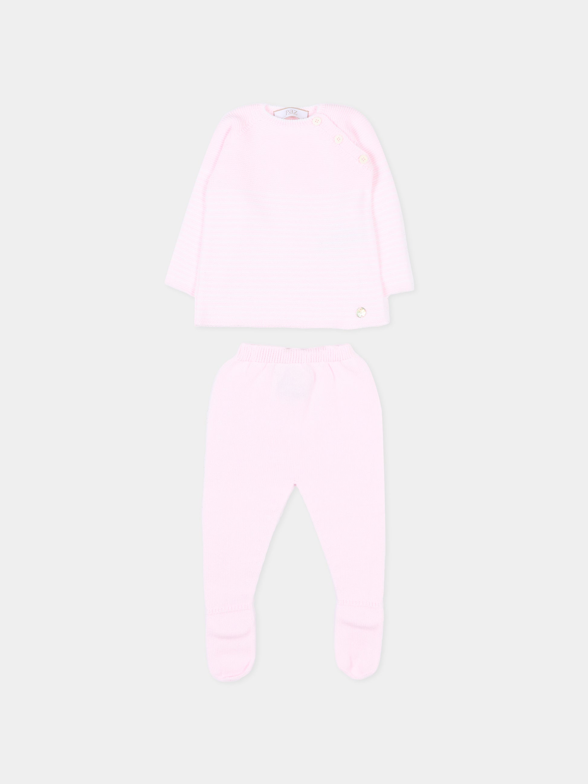 Completo nascita rosa per neonata,Paz Rodríguez,103 123190 3701 H82