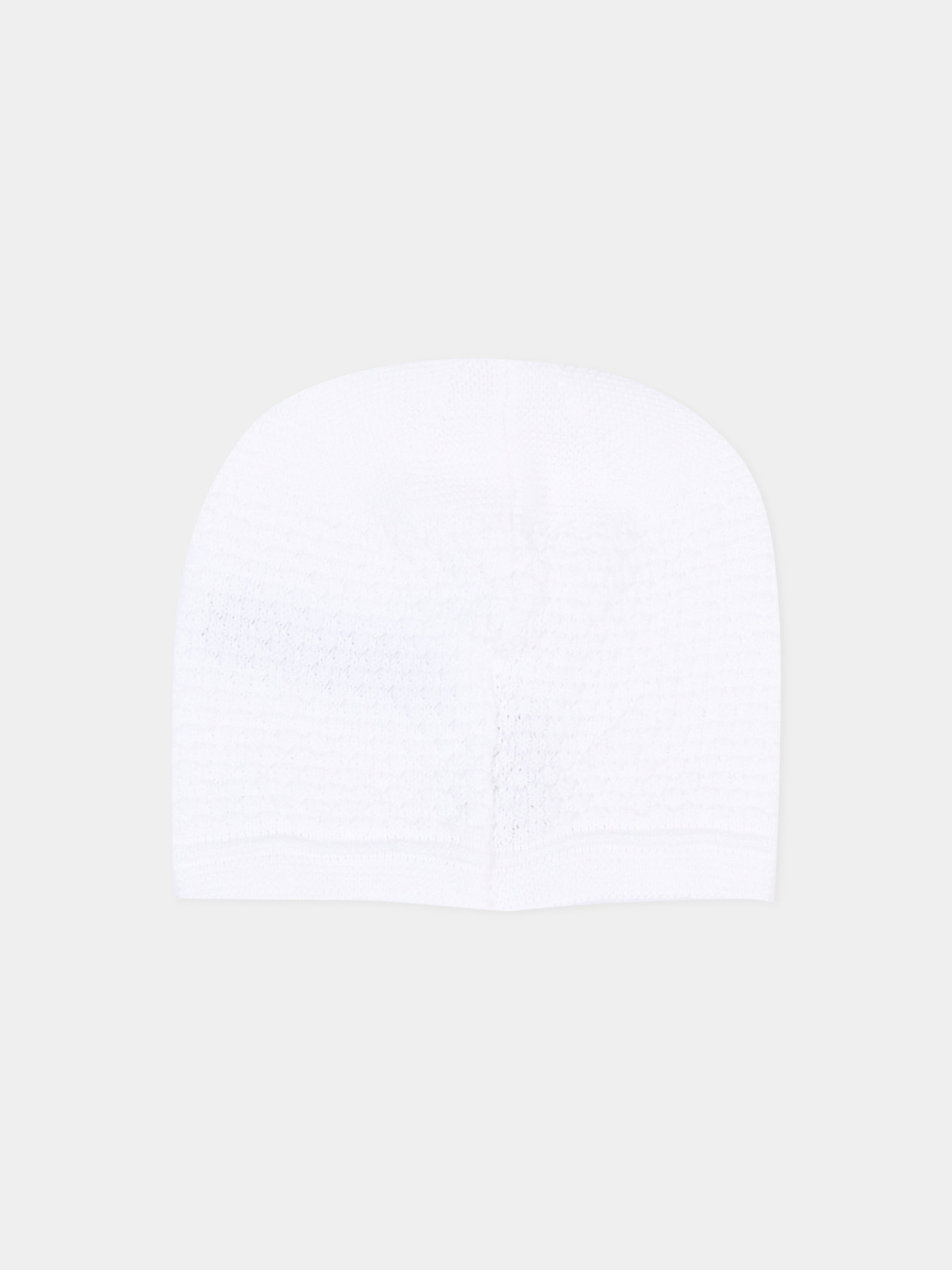 Cappellino bianco per neonati tricot,Paz Rodríguez,040 123413 01 H82