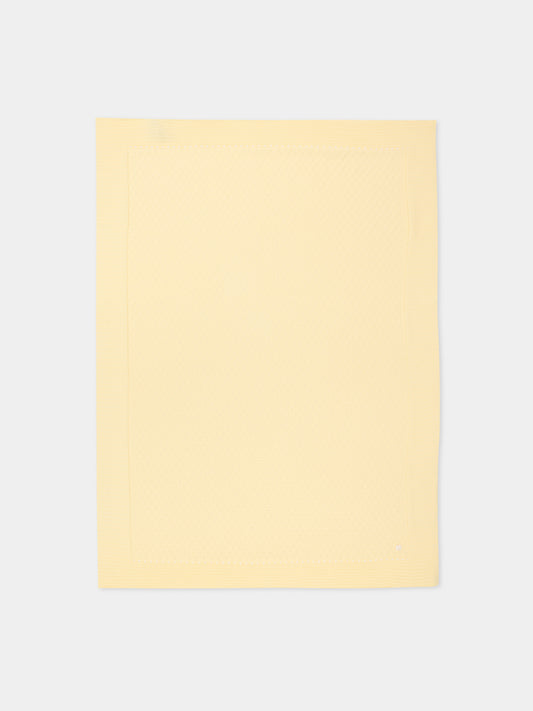 Coperta gialla in tricot per neonati,Paz Rodríguez,031 123521 0501 H82