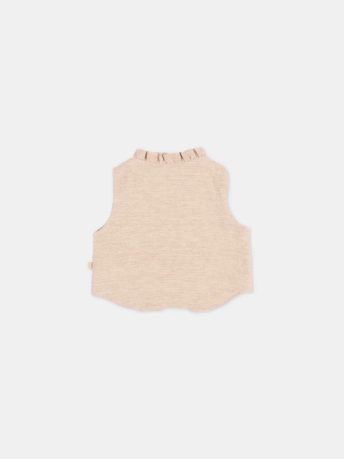 Panciotto marrone per neonata,Bamboom,1107TE00076 CORAL