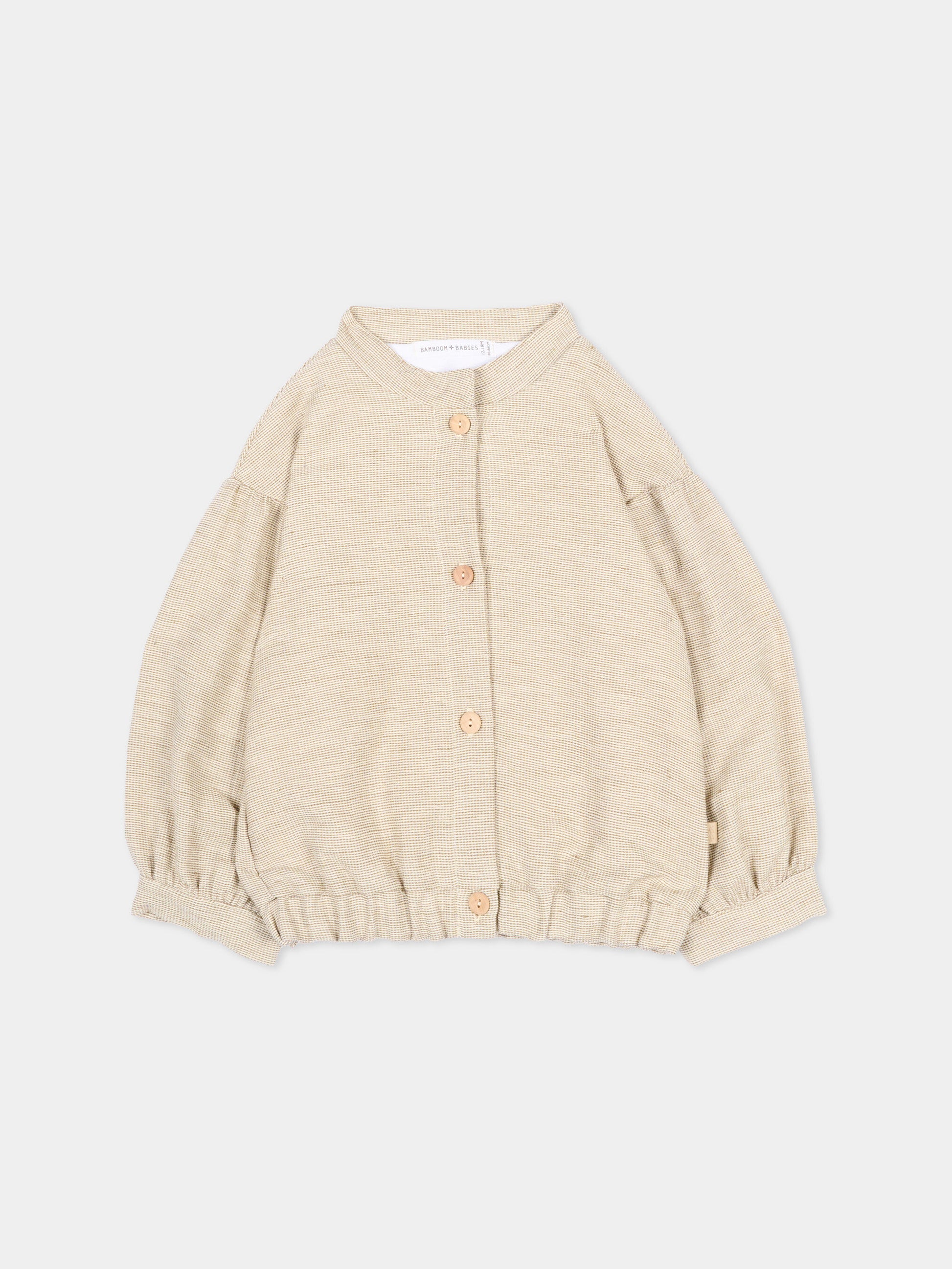 Giubbotto beige per neonata,Bamboom,1108TE00076 MUSTARD