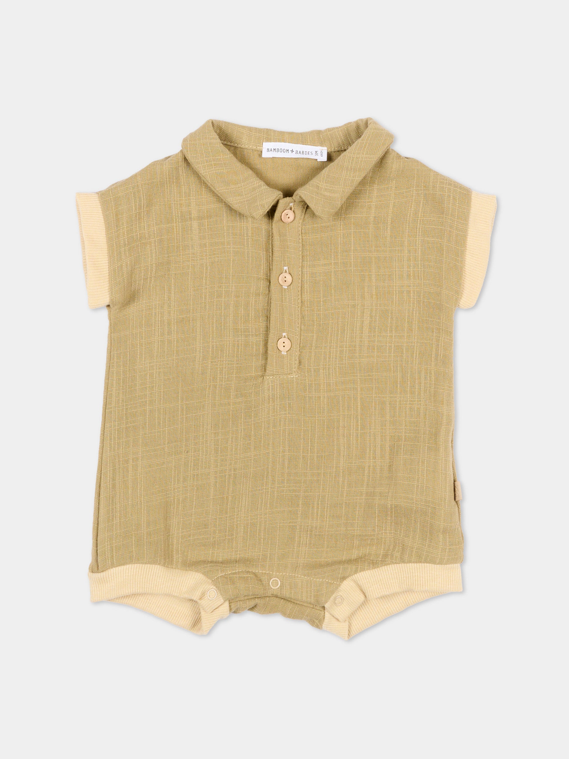 Pagliaccetto beige per neonati,Bamboom,1113TE00070 MUSTARD