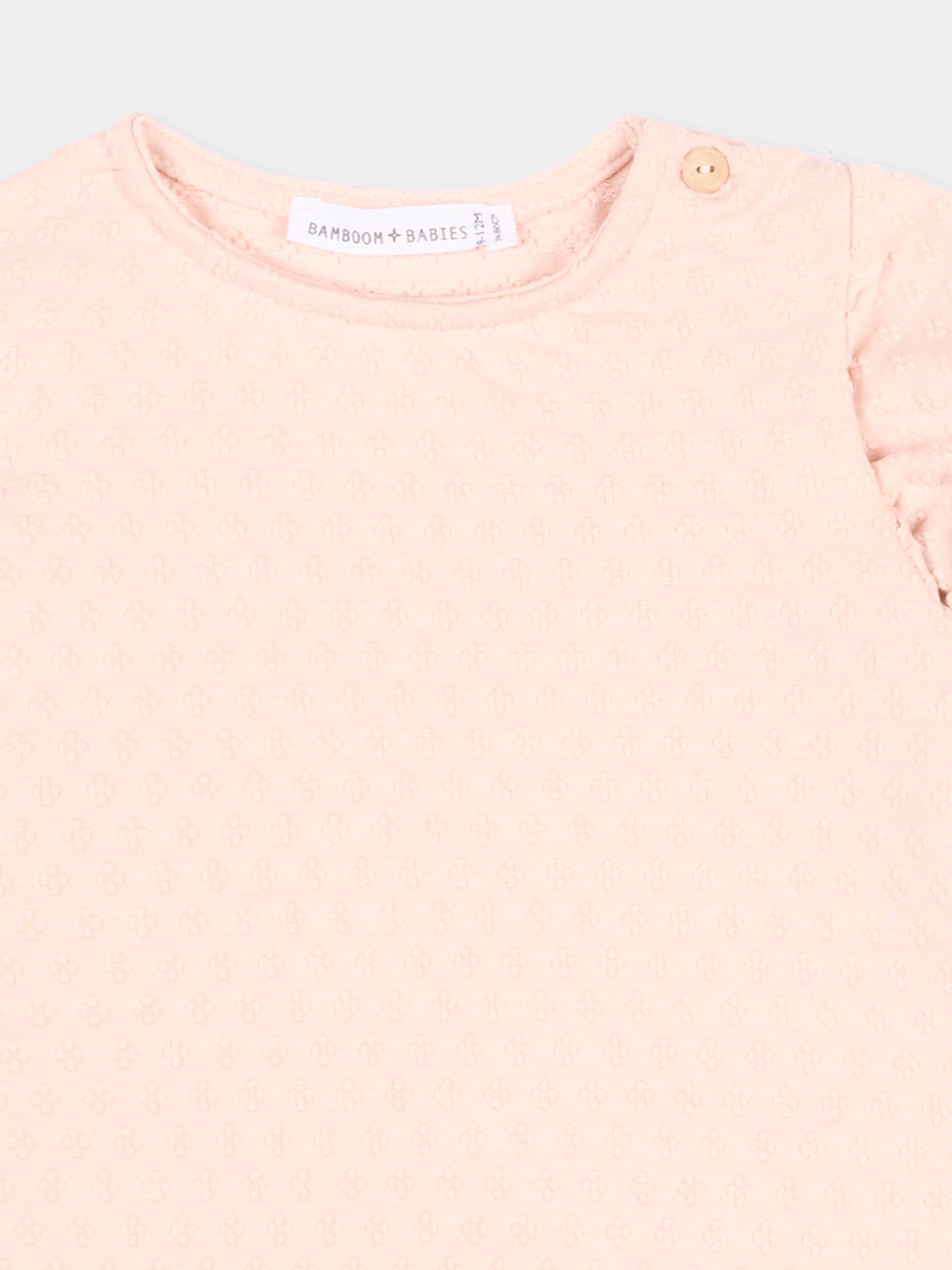 T-shirt rosa per neonata,Bamboom,1123TE00073 PINK BLOOM