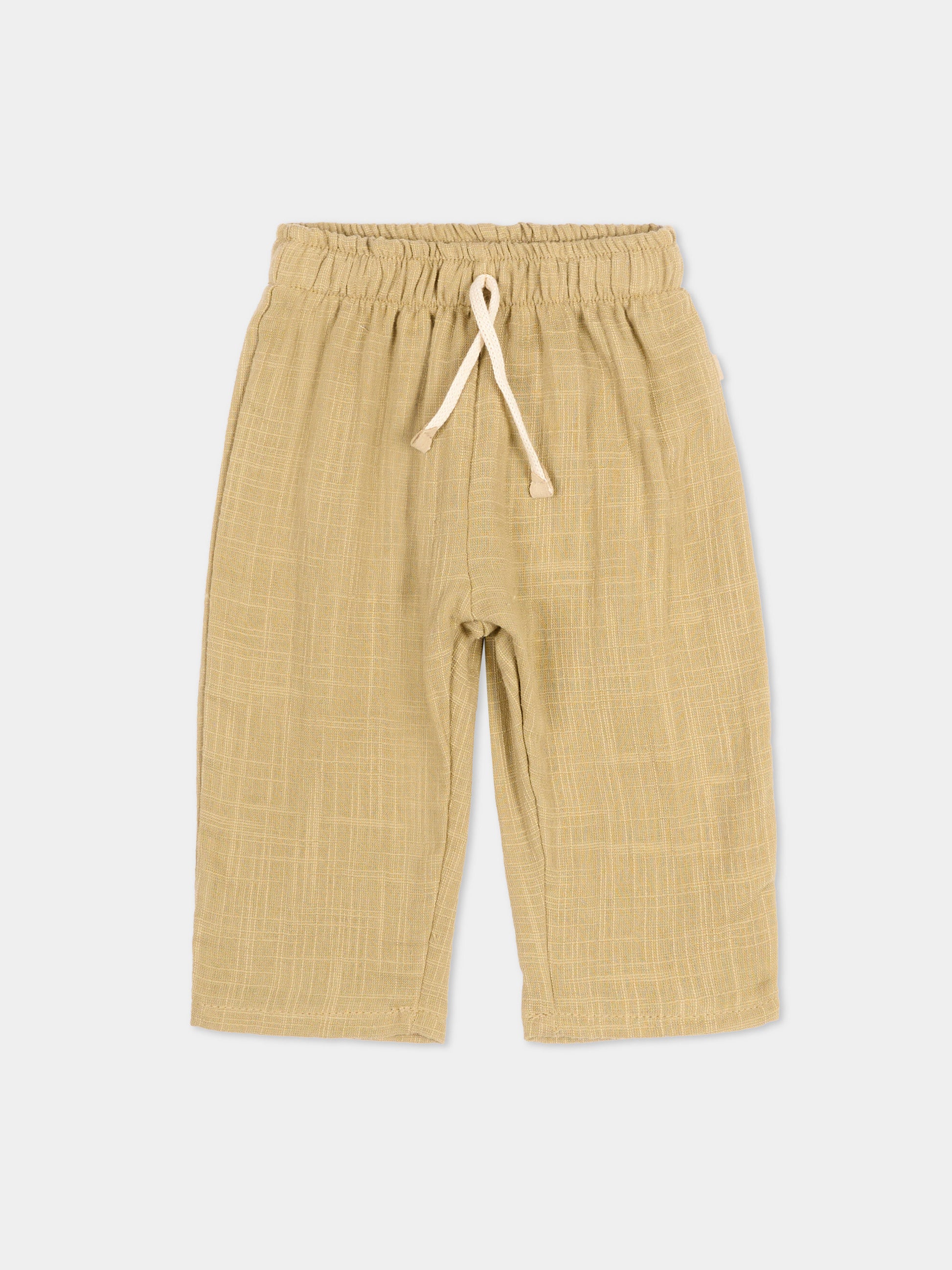 Pantaloni casual beige per neonati,Bamboom,1125TE00070 MUSTARD