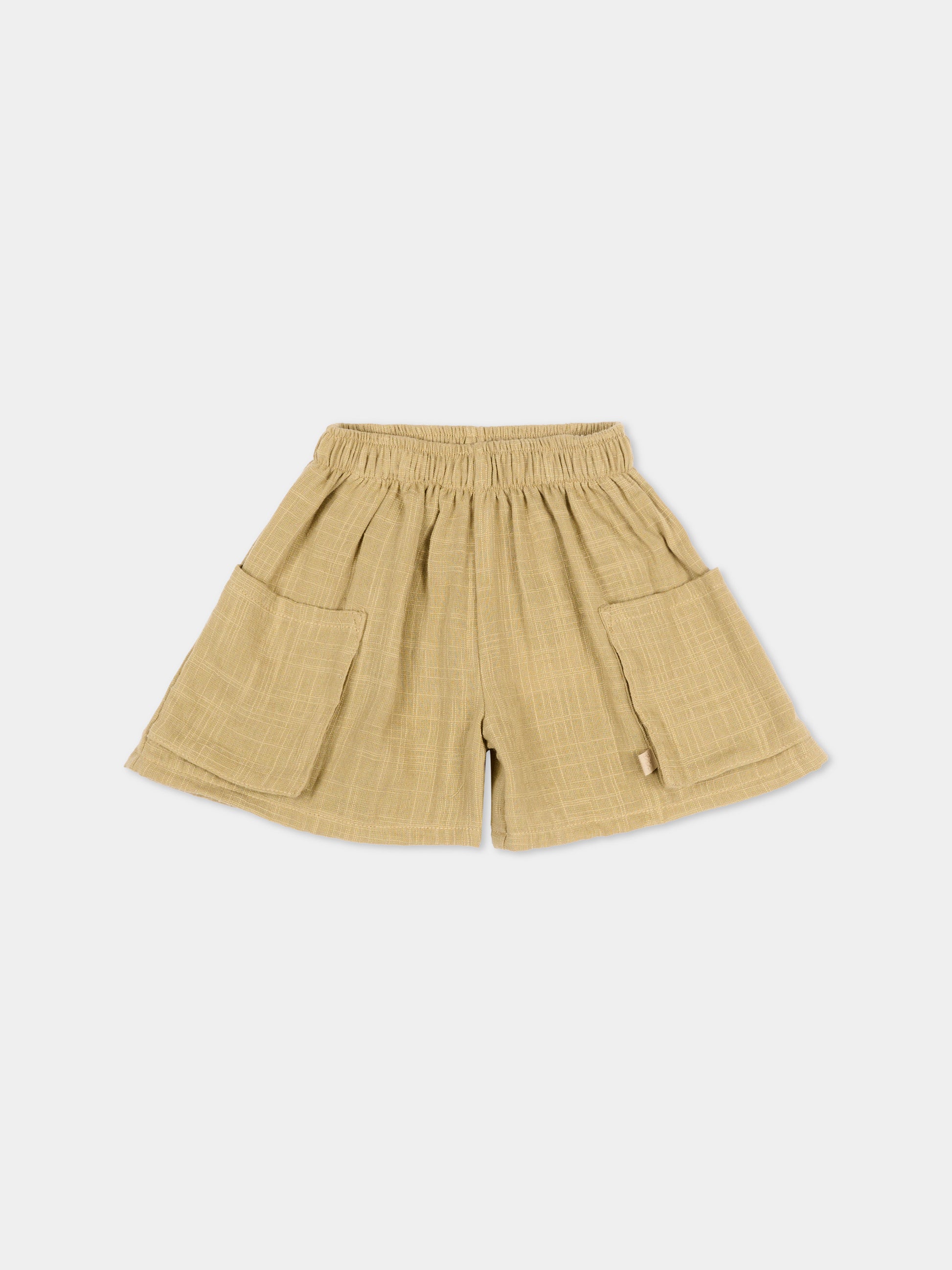 Shorts beige per neonata,Bamboom,1137TE00070 MUSTARD