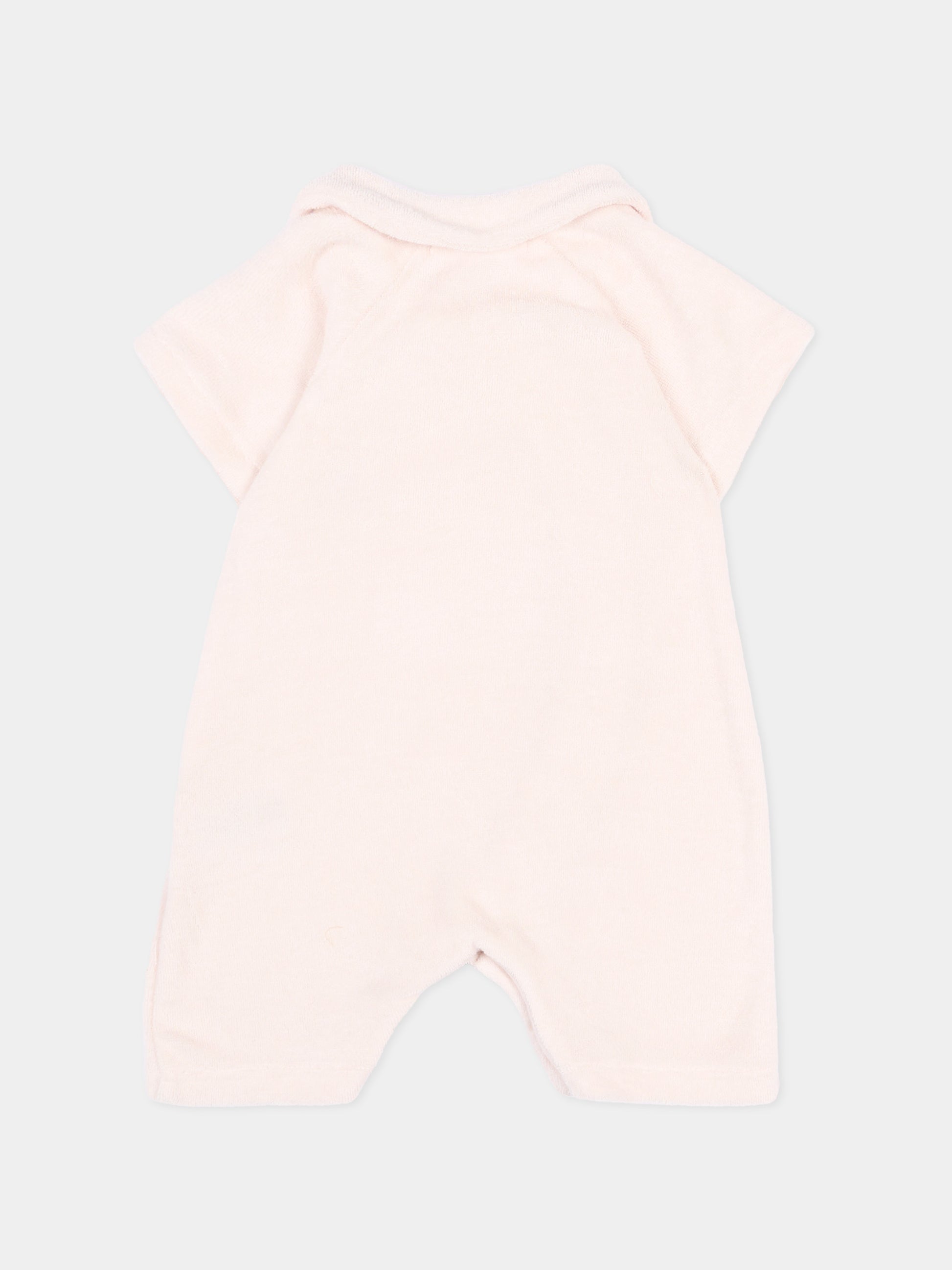 Tutina rosa per neonata con orsetto,Bamboom,1149TE00069 PINK BLOOM