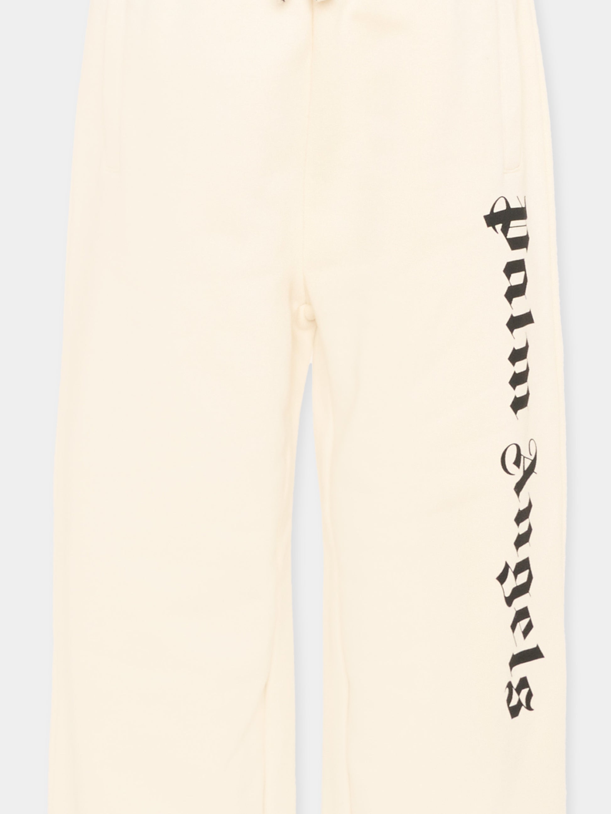 Pantaloni sportivi avorio Palm Angels,Palm Angels,PBCH008S26FLE001 002
