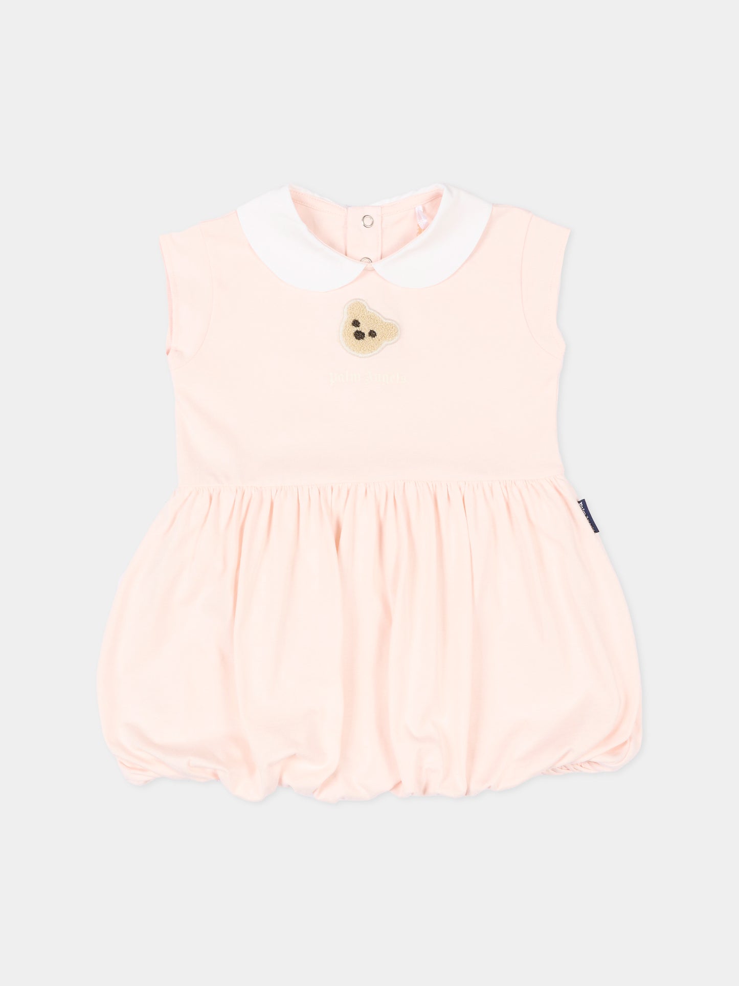 Vestito rosa per neonata con Teddy Bear,Palm Angels,PGX7002S26JER001 042