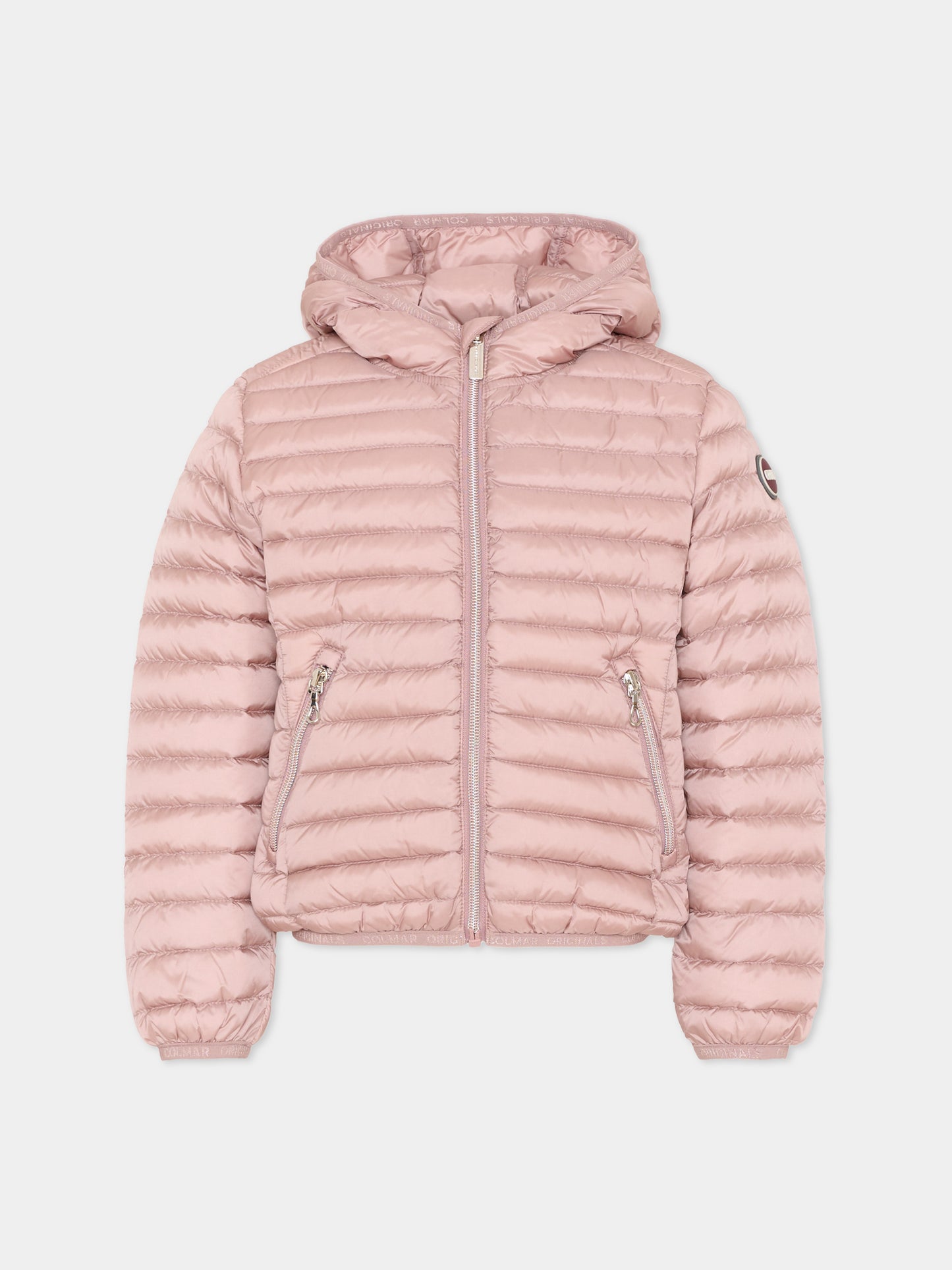 Piumino rosa per bambina con logo,Colmar Originals Kids,3490A 9VX 756