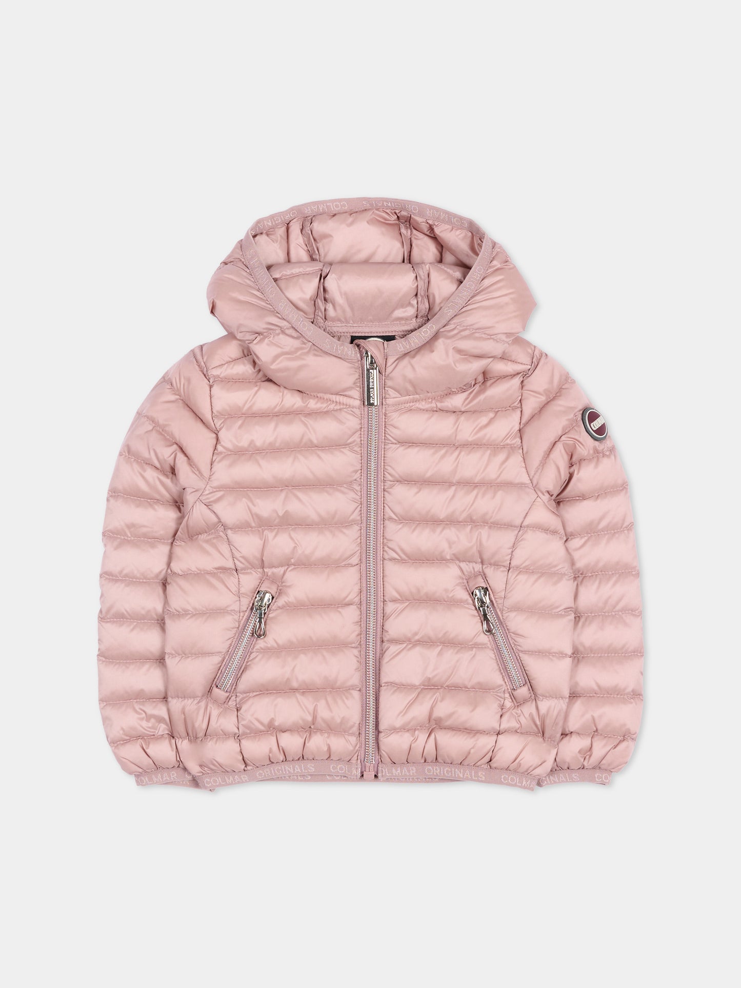 Piumino rosa per neonata con logo,Colmar Originals Kids,3490N 9VX 756