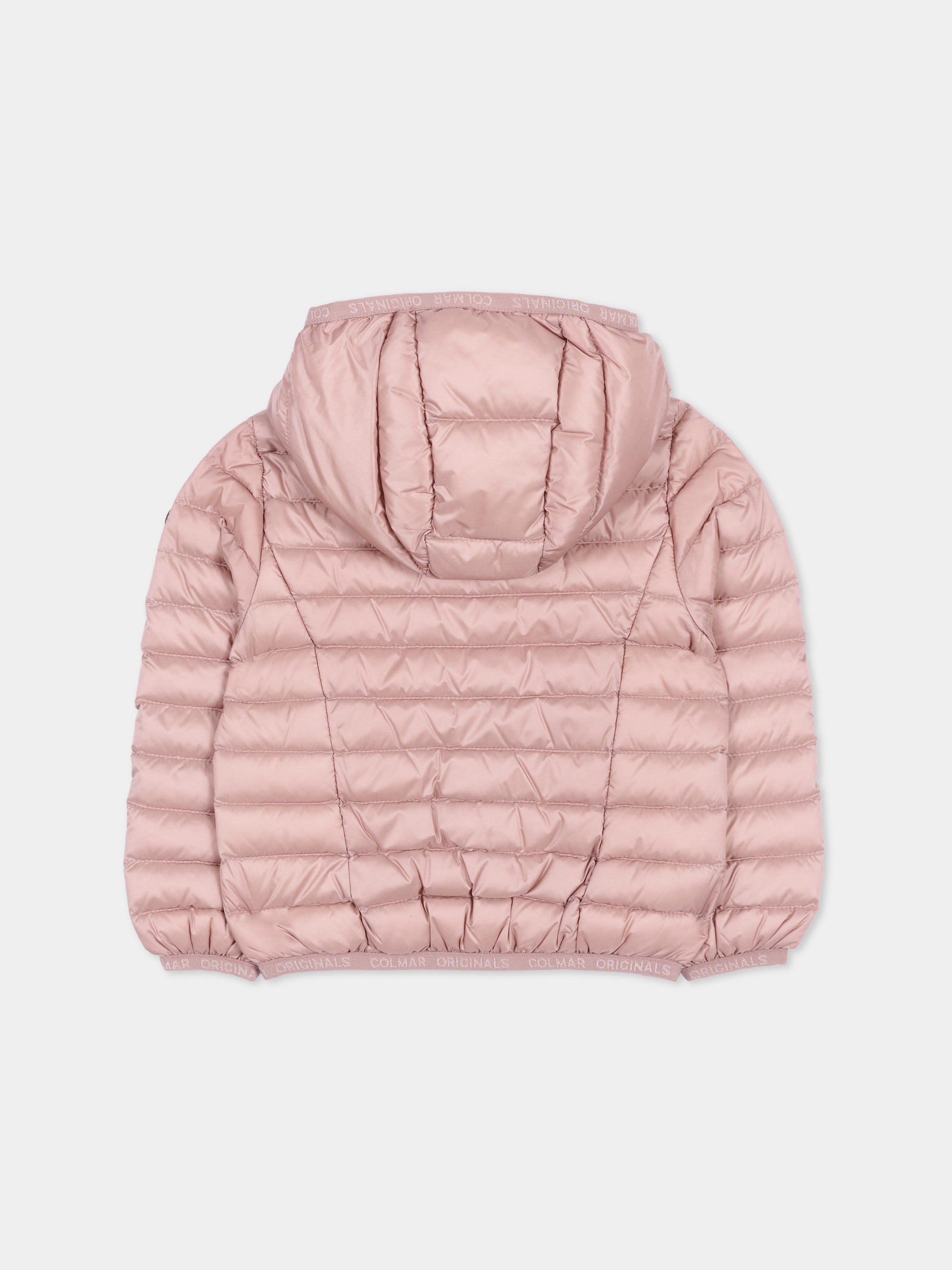 Piumino rosa per neonata con logo,Colmar Originals Kids,3490N 9VX 756