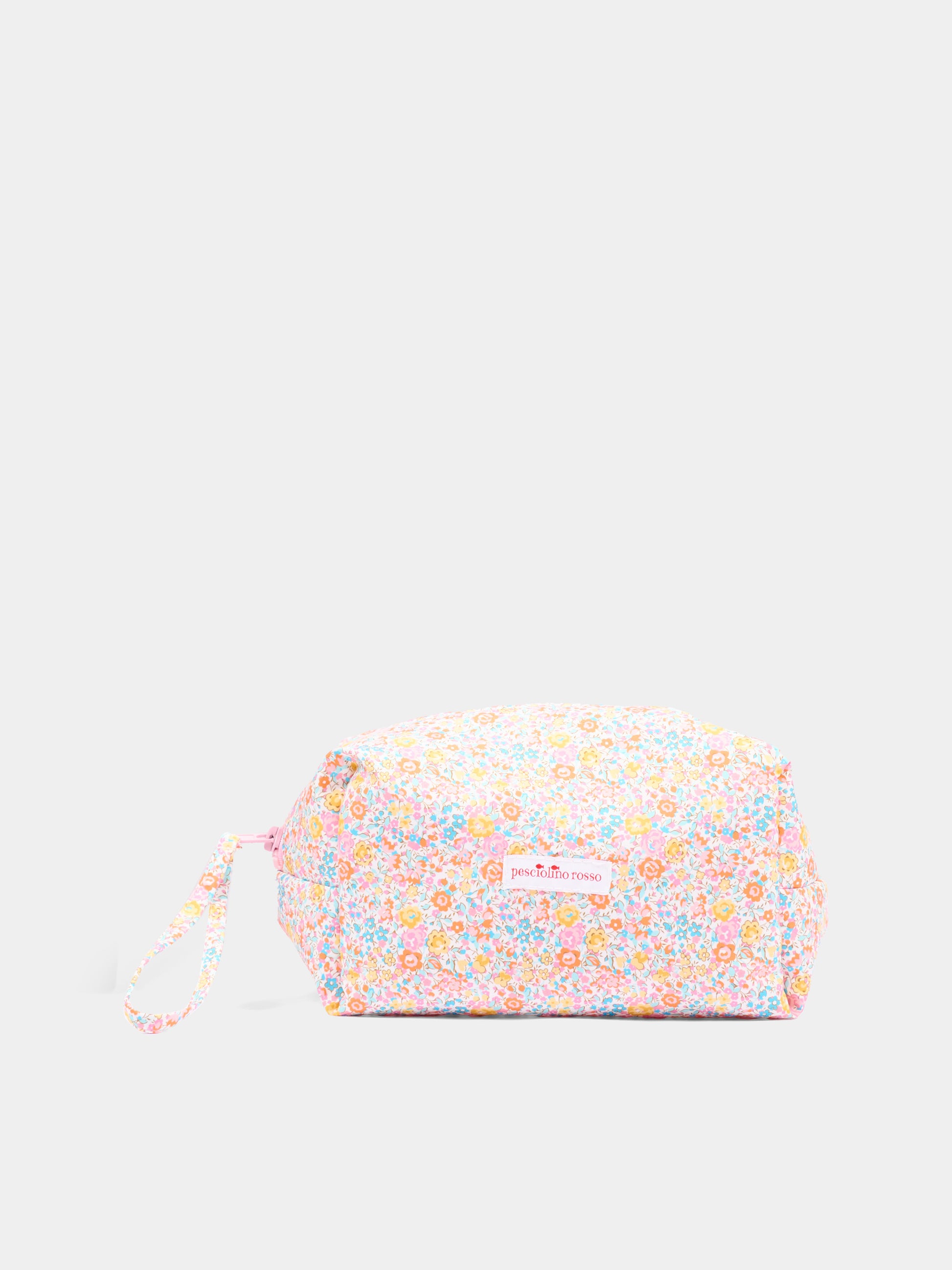 Pochette fucsia floreale per bambina,Pesciolino Rosso,BRS BA 05 S 185