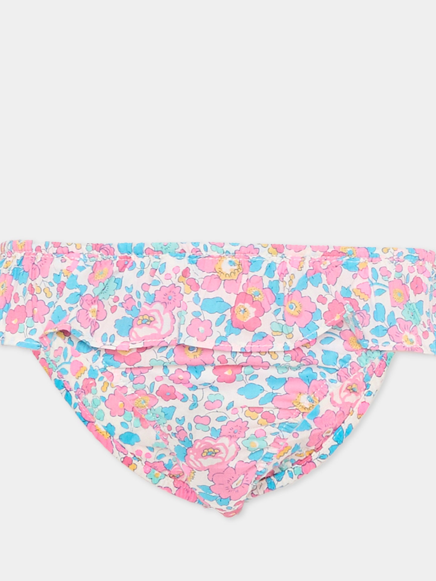 Slip bikini multicolor per bambina floreale,Pesciolino Rosso,F3 S 164