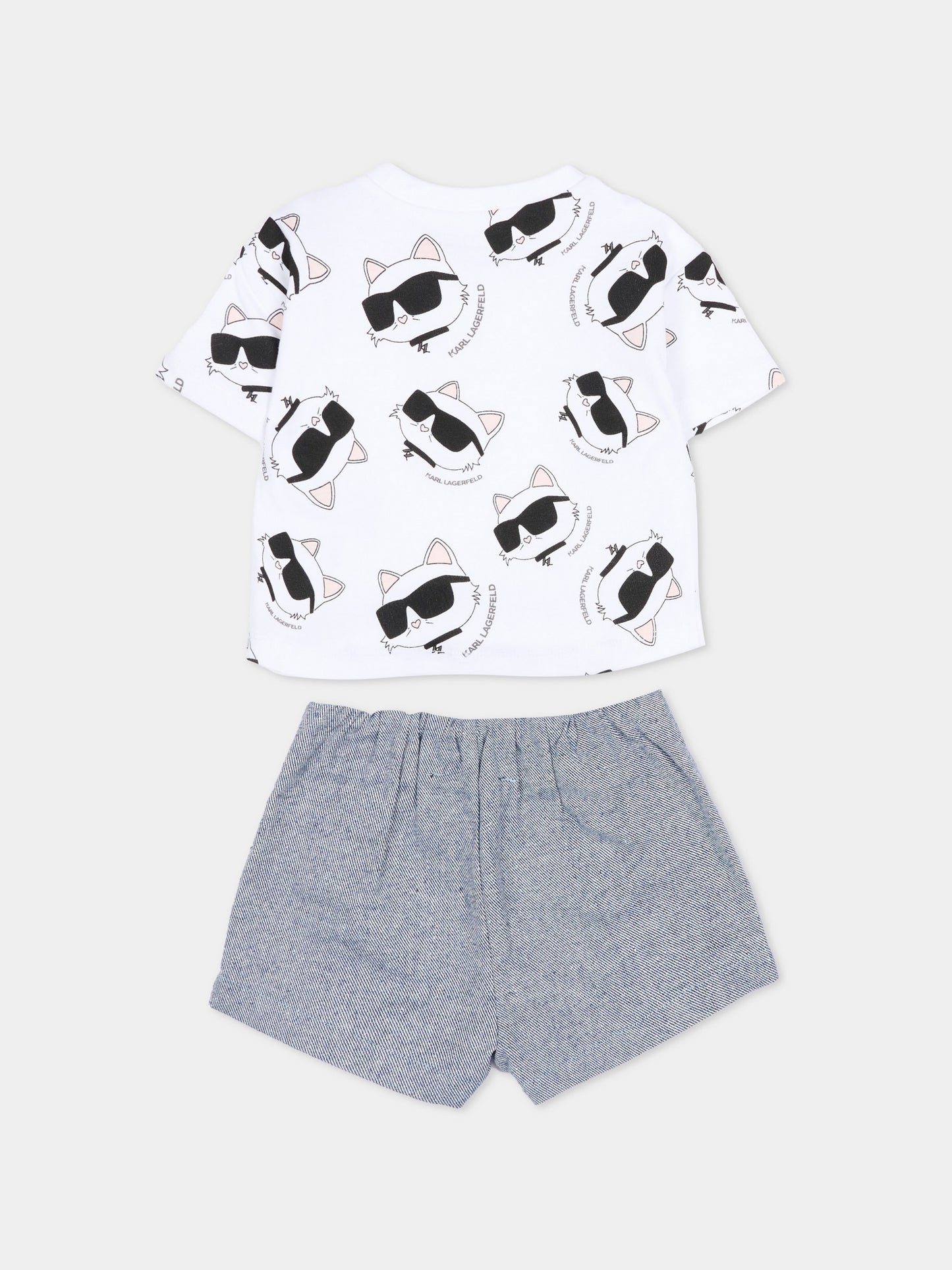 Completo sportivo multicolor per neonata con Choupette,Karl Lagerfeld Kids,Z31064 10P